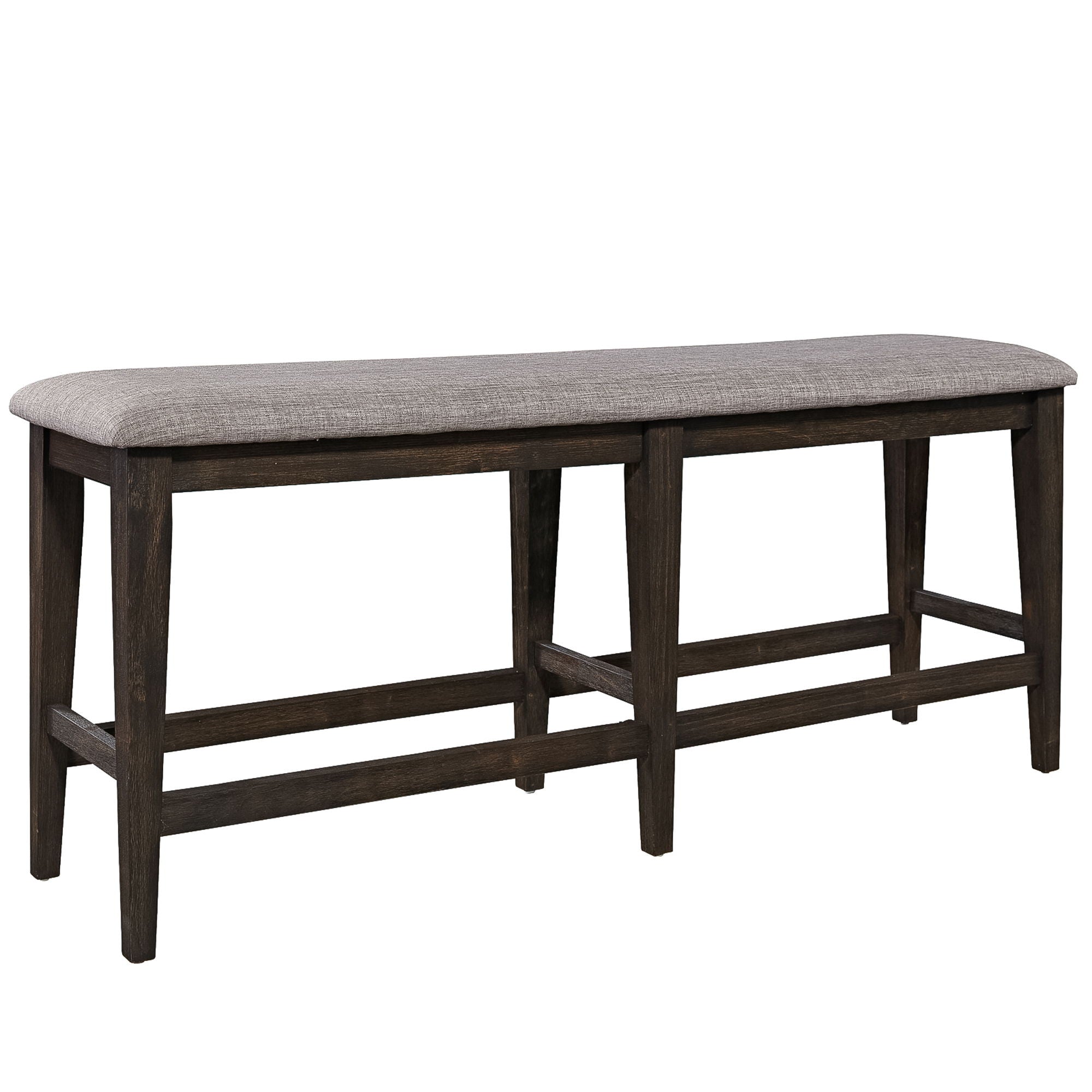 Liberty Furniture Double Bridge - Counter Bench - Dark Brown | Meri Furniture