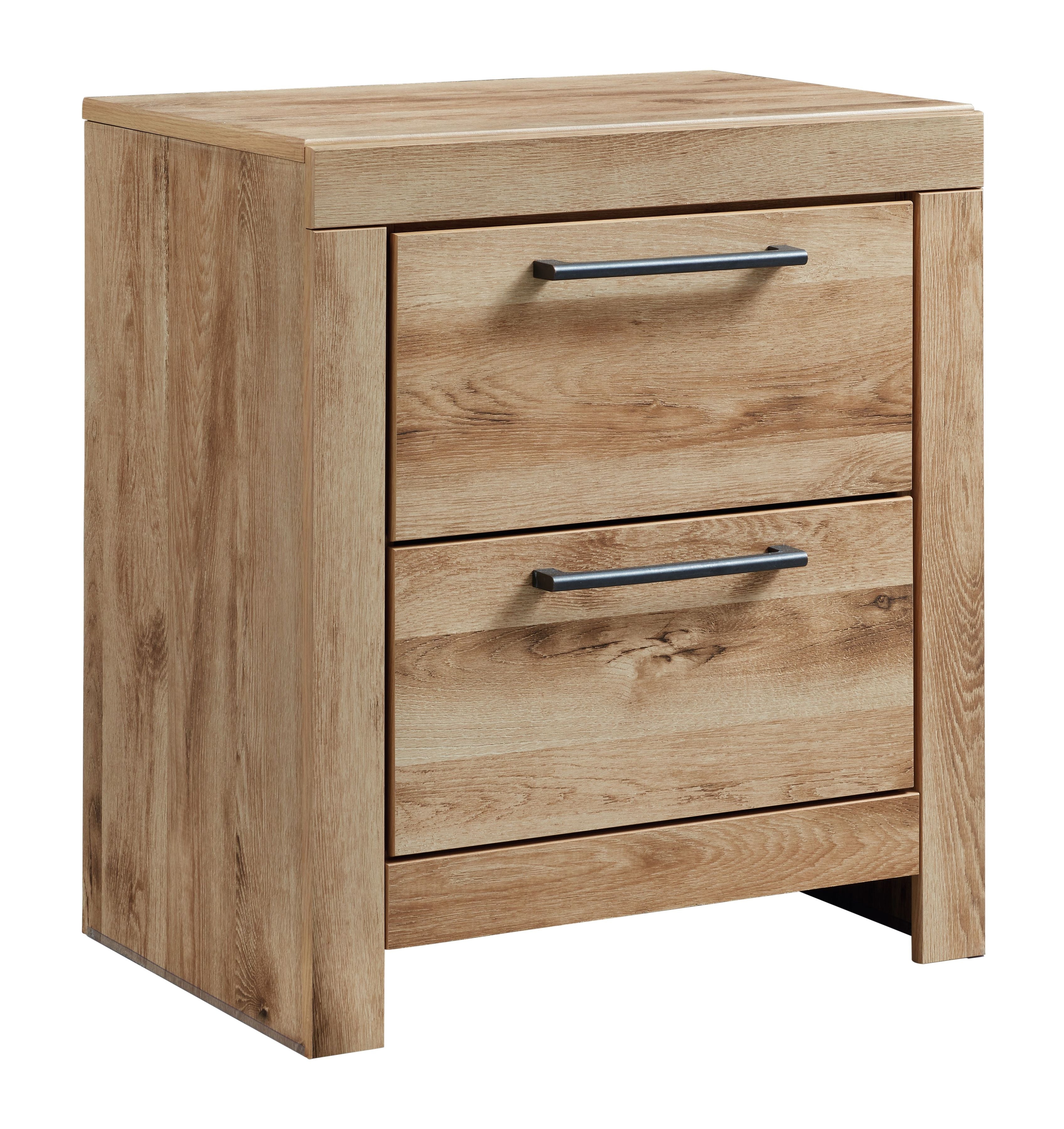 Signature Design by Ashley® Hyanna - Tan Brown - Two Drawer Night Stand | Meri Furniture