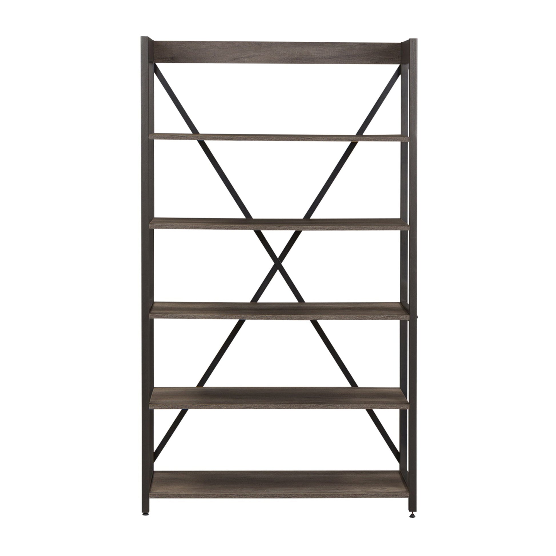 Liberty Furniture Tanners Creek - Bookcase - Dark Gray | Meri Furniture