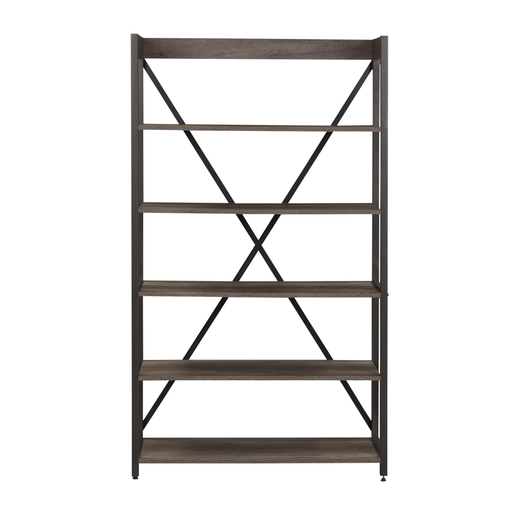 Liberty Furniture Tanners Creek - Bookcase - Dark Gray | Meri Furniture