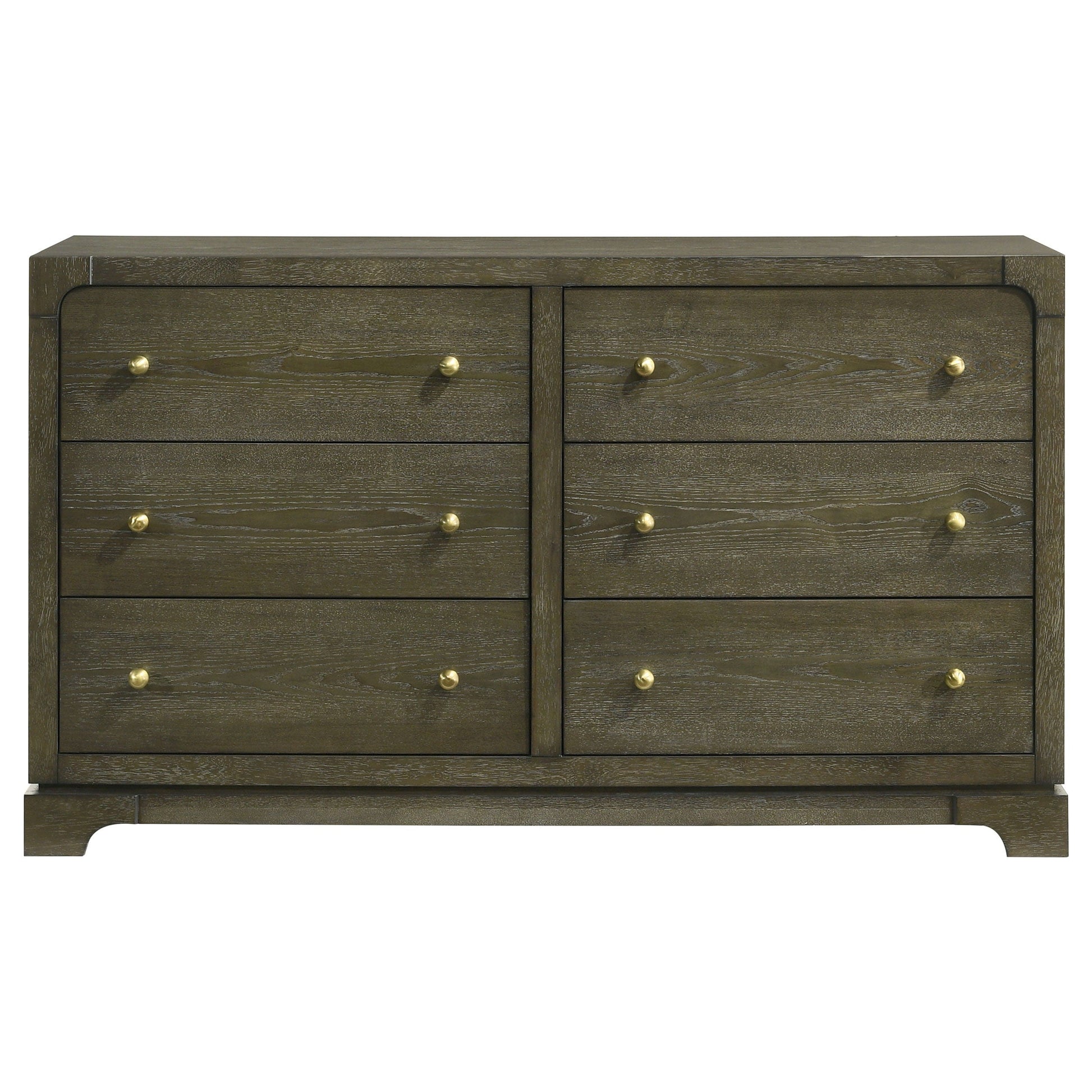 Coaster Fine Furniture Gran Park - 6-Drawer Dresser Cabinet - Dark Cocoa | Meri Furniture
