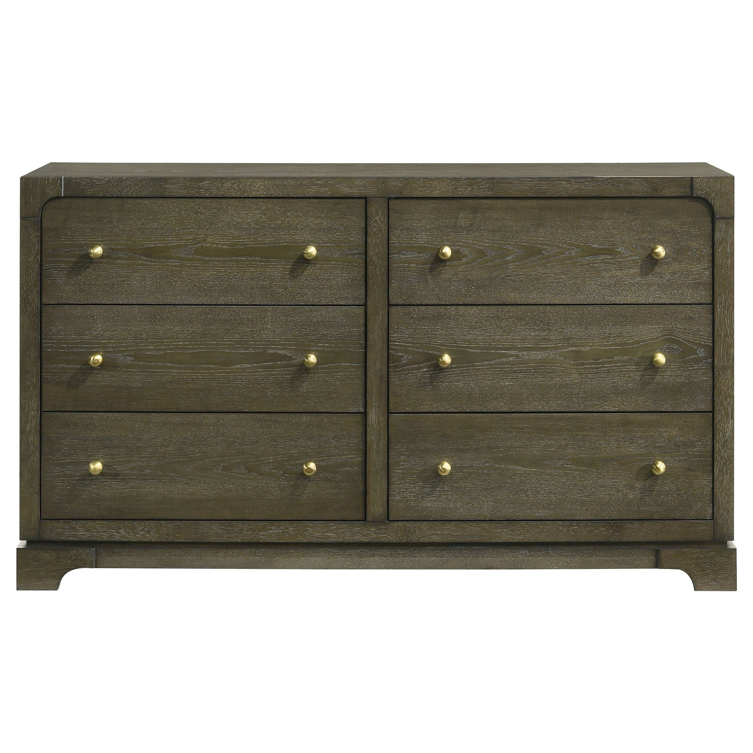 Coaster Fine Furniture Gran Park - 6-Drawer Dresser Cabinet - Dark Cocoa | Meri Furniture