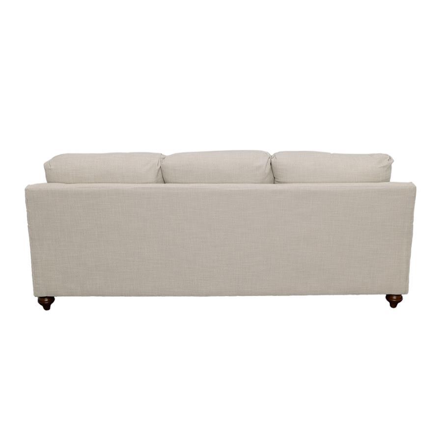 Glenn - Upholstered English Arm Sofa - Light Gray