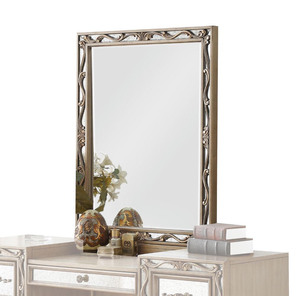 ACME Orianne - Vanity Mirror - Antique Gold | Meri Furniture