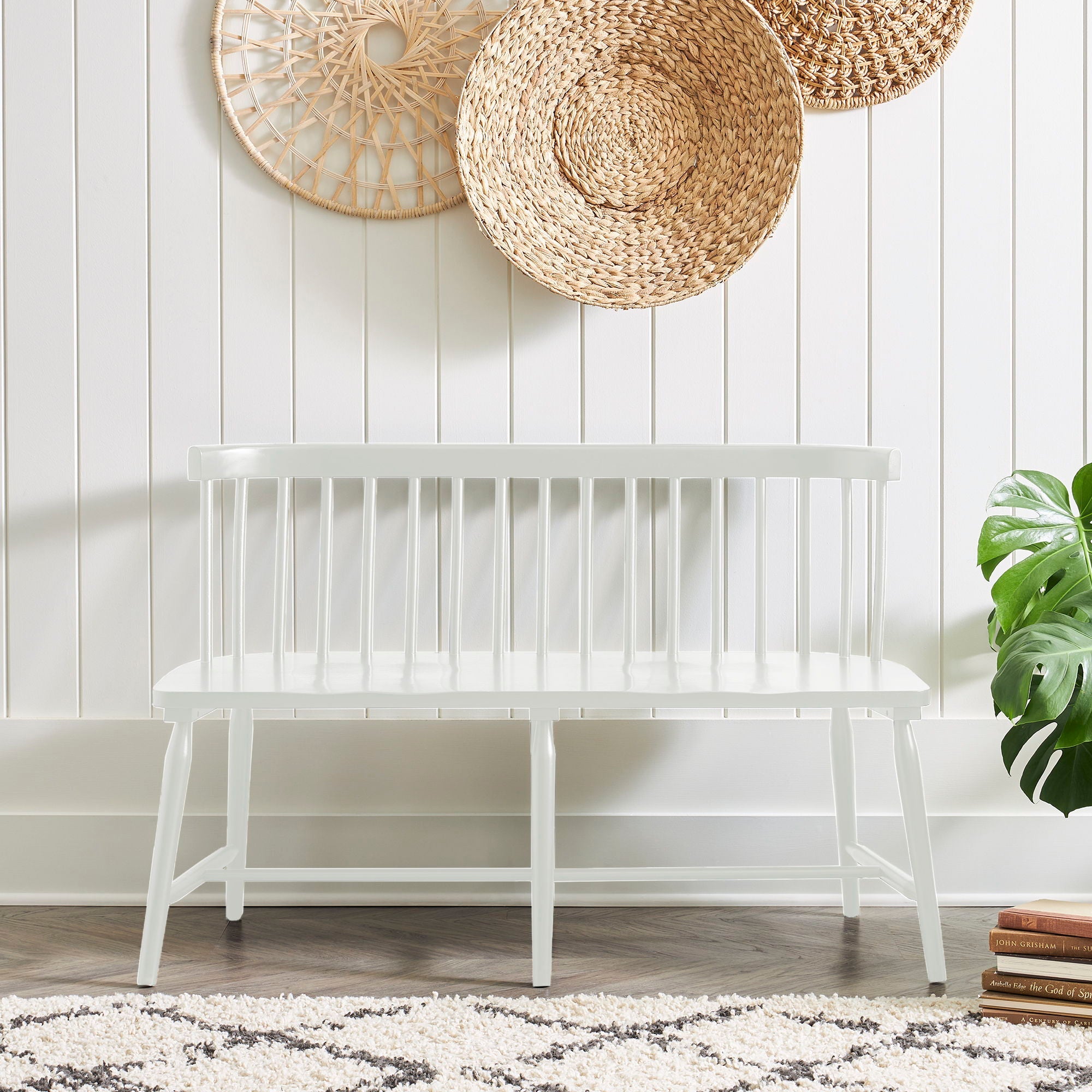 Liberty Furniture Capeside Cottage - Spindle Back Dining Bench | Meri Furniture