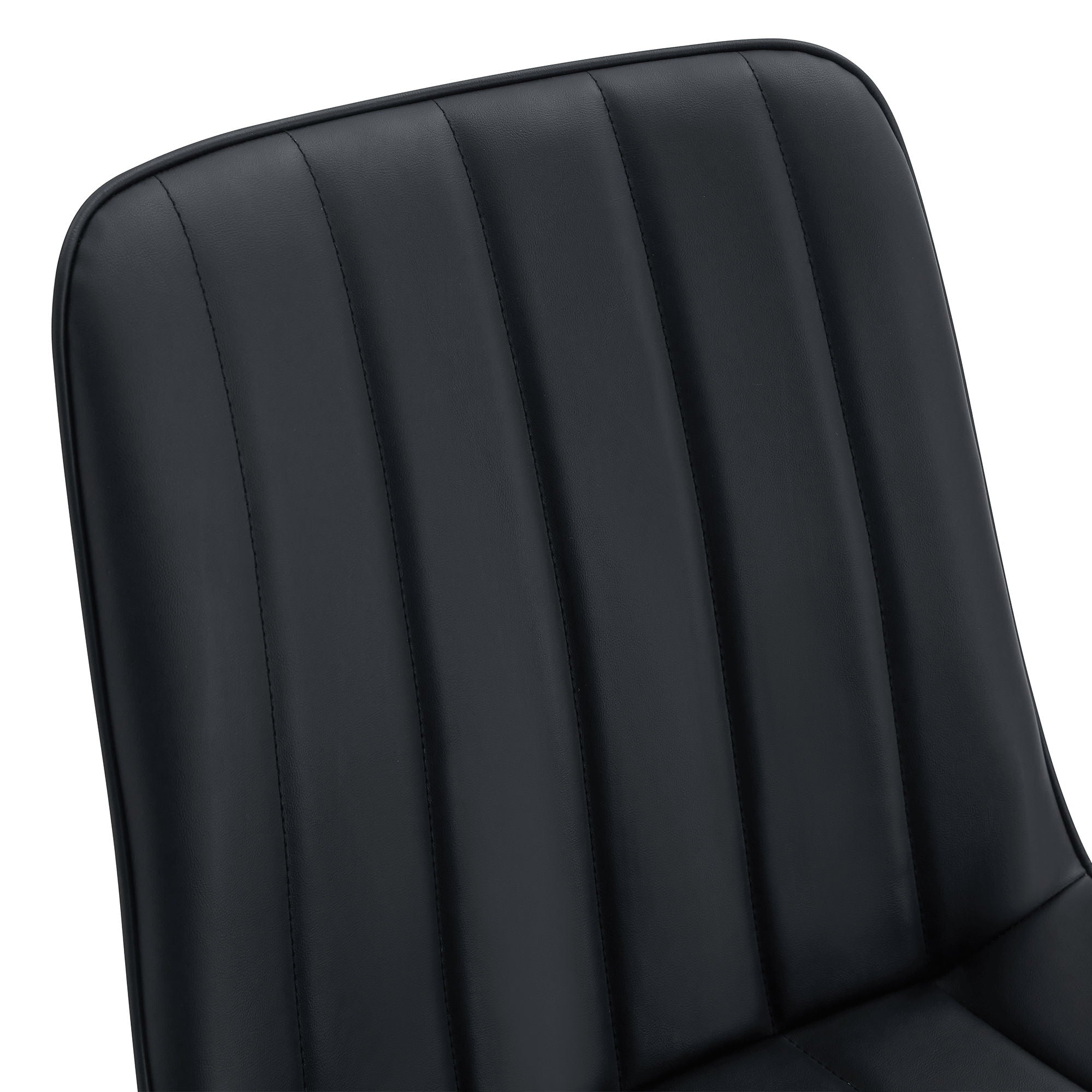 Modern Style Extended Seat Cushion Dining Chair Set