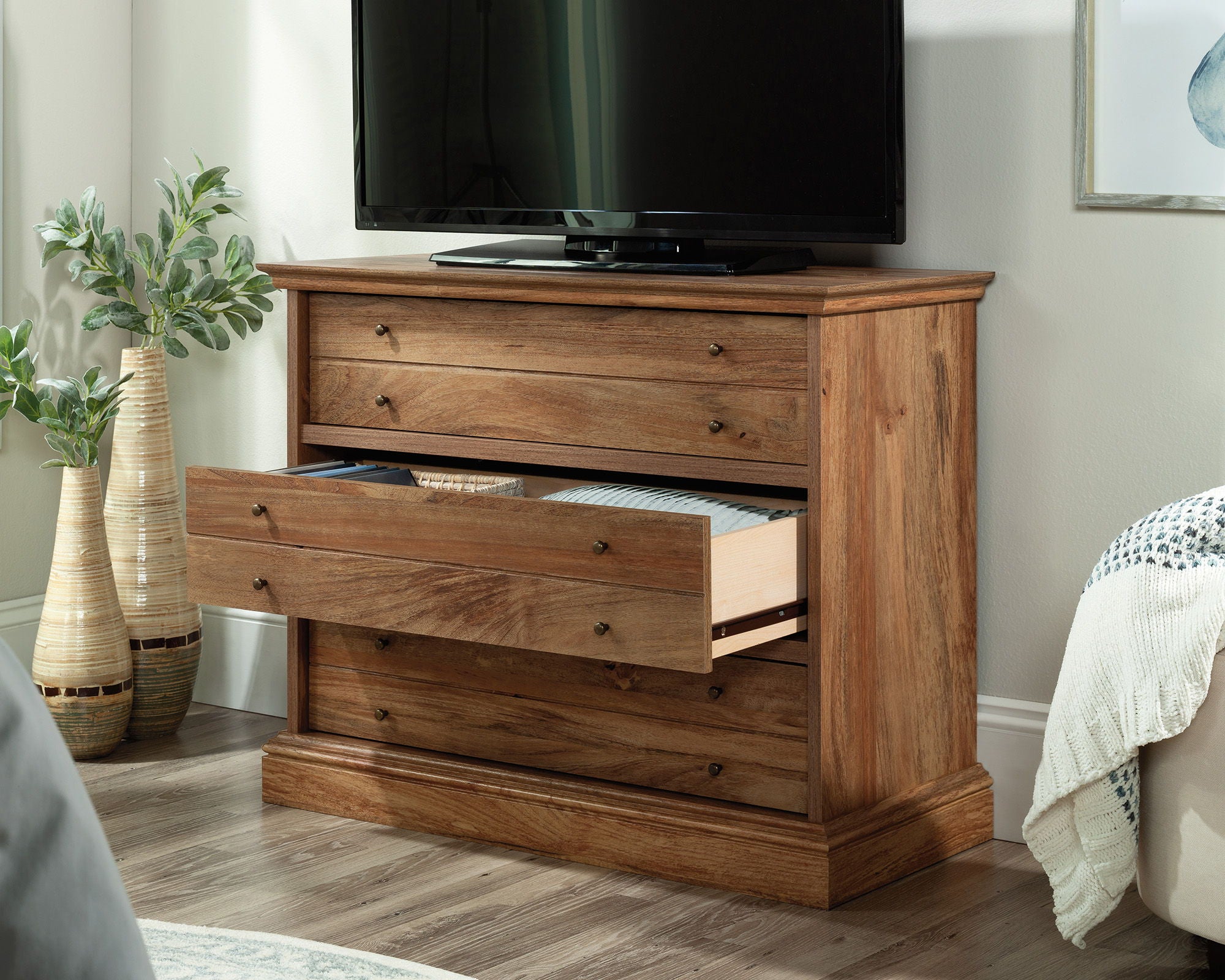 3-Drawer Bedroom Chest in Sindoori Mango