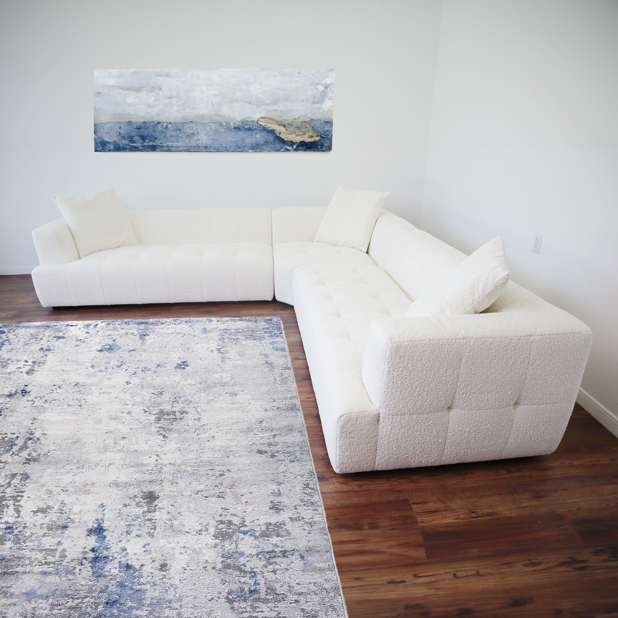 Ashcroft Furniture Kaynes Sectional Sofa - Thumbnail 3