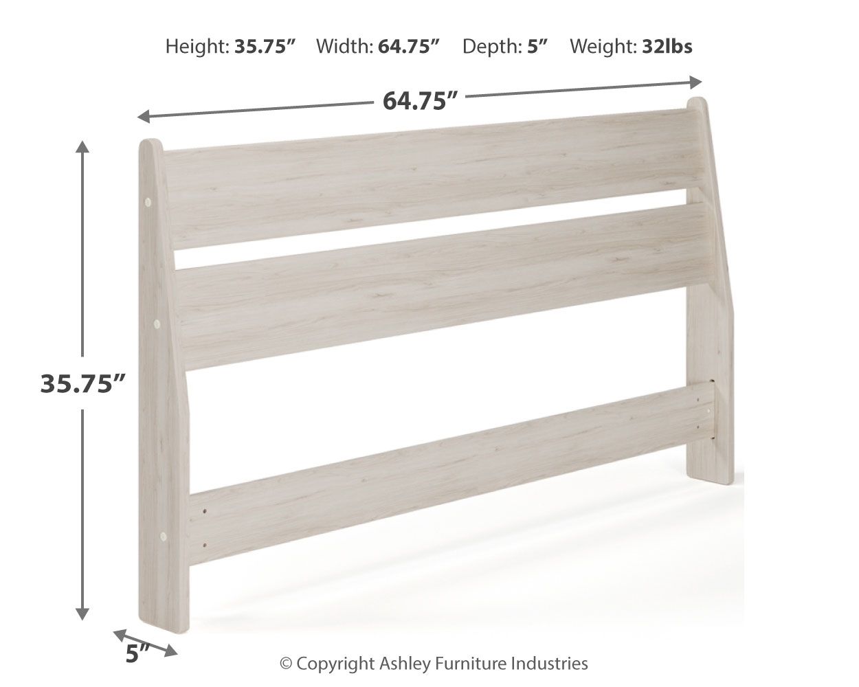 Ashley Furniture Socalle - Panel Headboard | Meri Furniture