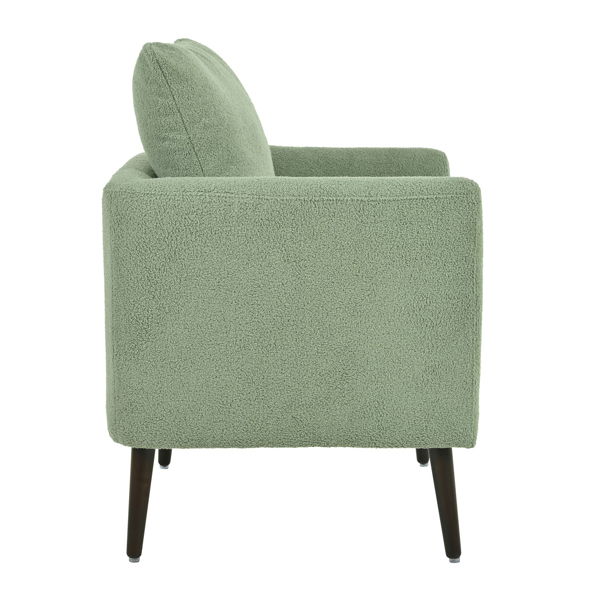 Modern Accent Upholstered Armchair With Pillow
