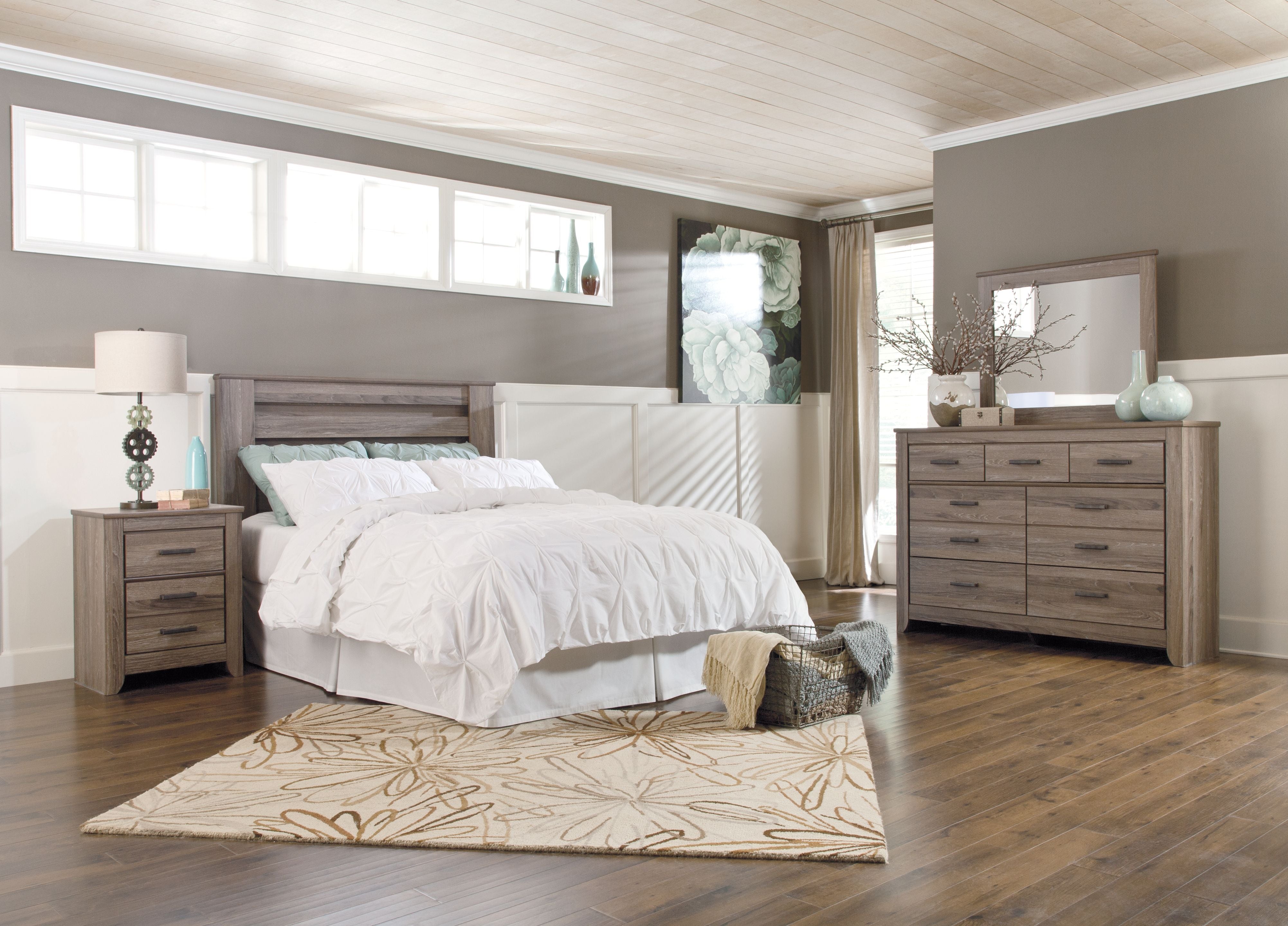 Ashley Furniture Zelen - Panel Headboard | Meri Furniture