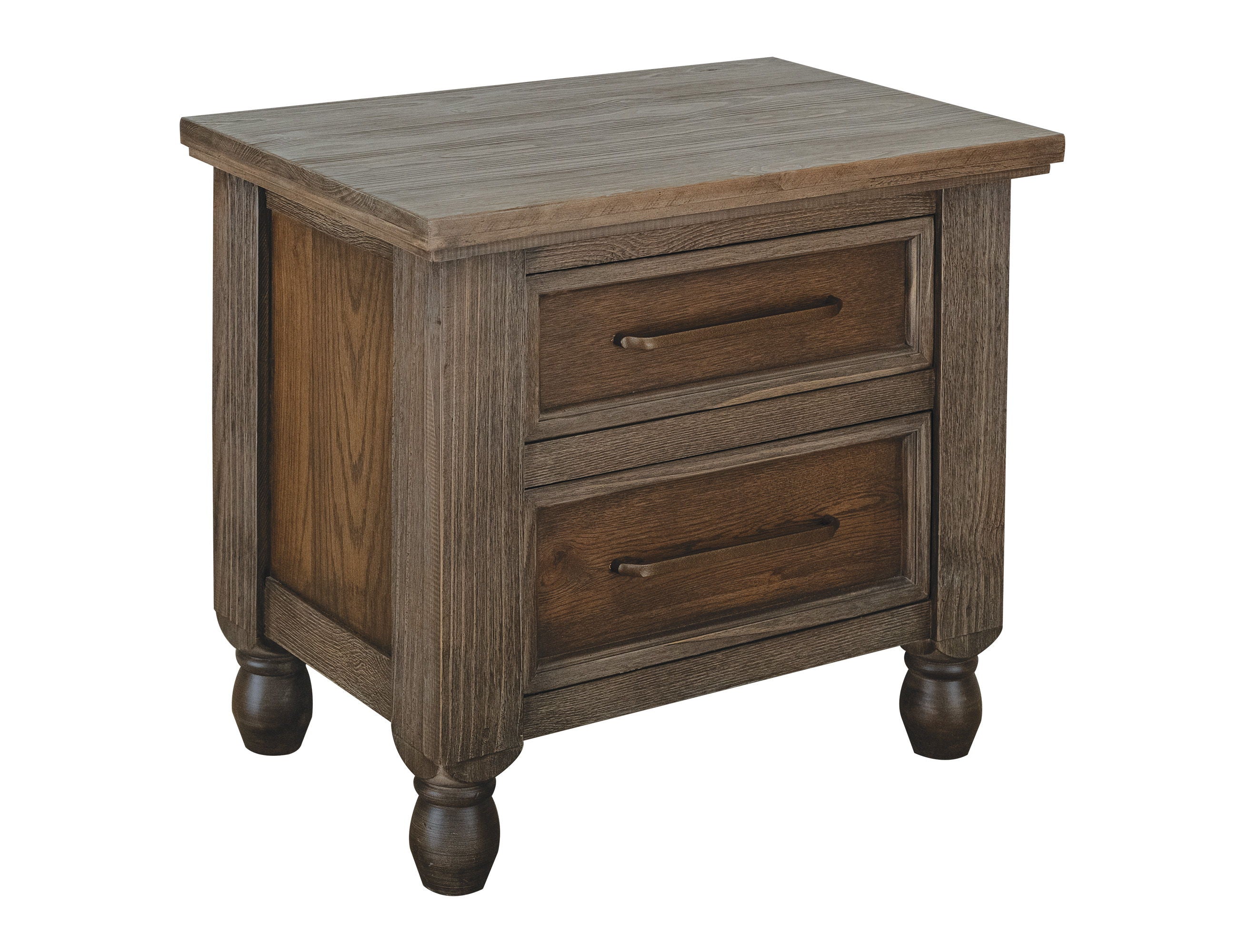 International Furniture Direct Tornado - Nightstand - Brown | Meri Furniture