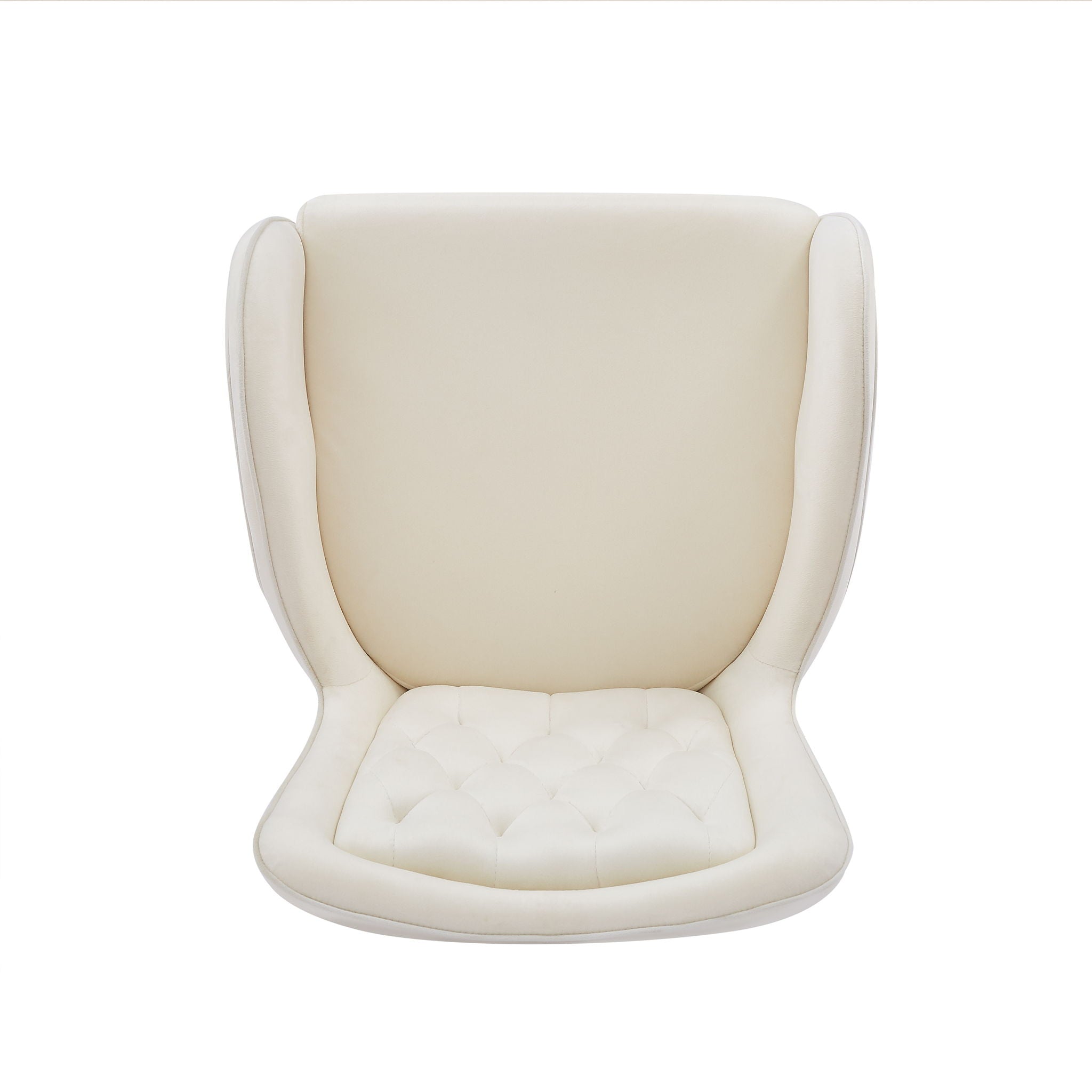 Velvet Fabric Counter Height Bar Stools (Set of 2)