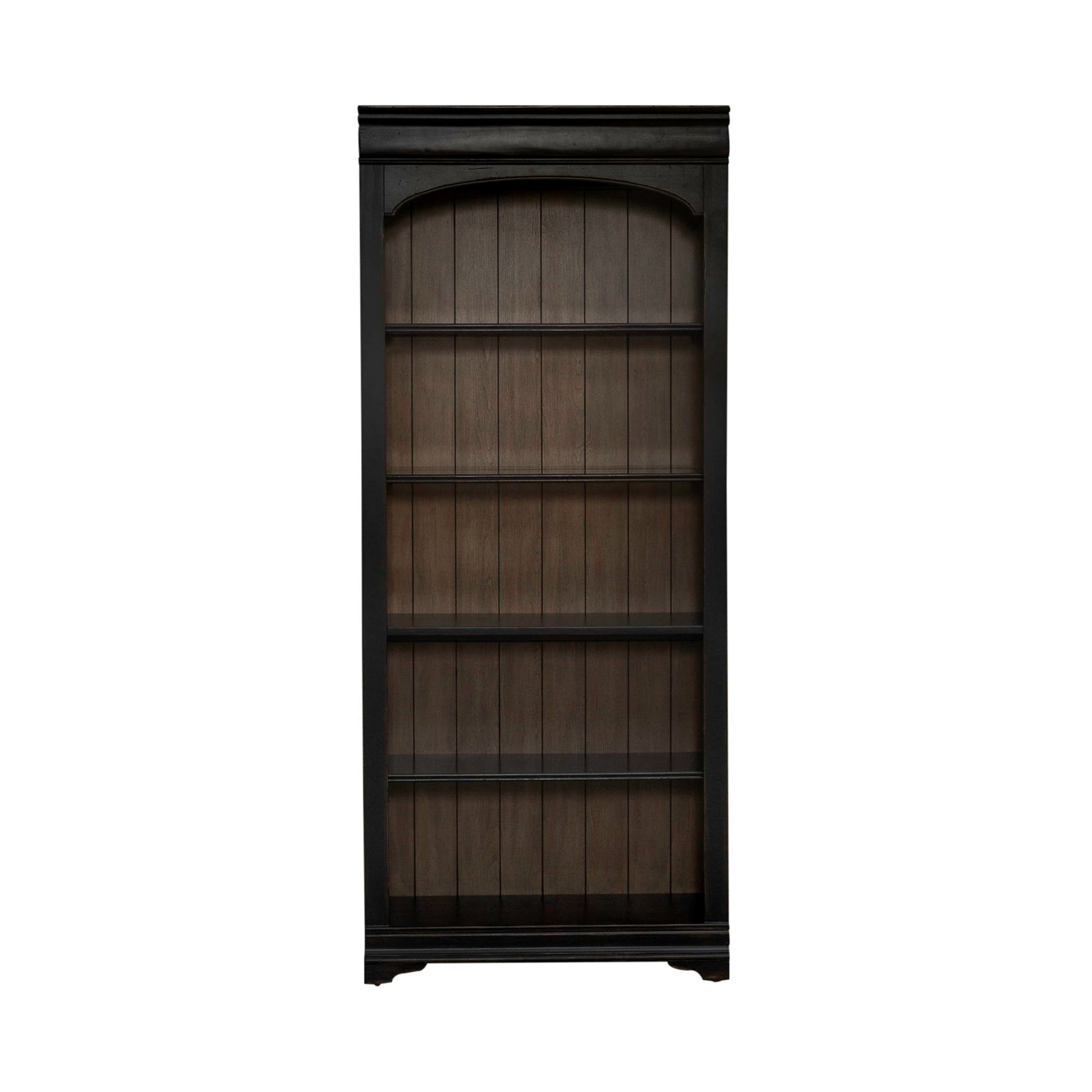 Liberty Furniture Meritage - Bunching Bookcase - Aged Charcoal | Meri Furniture