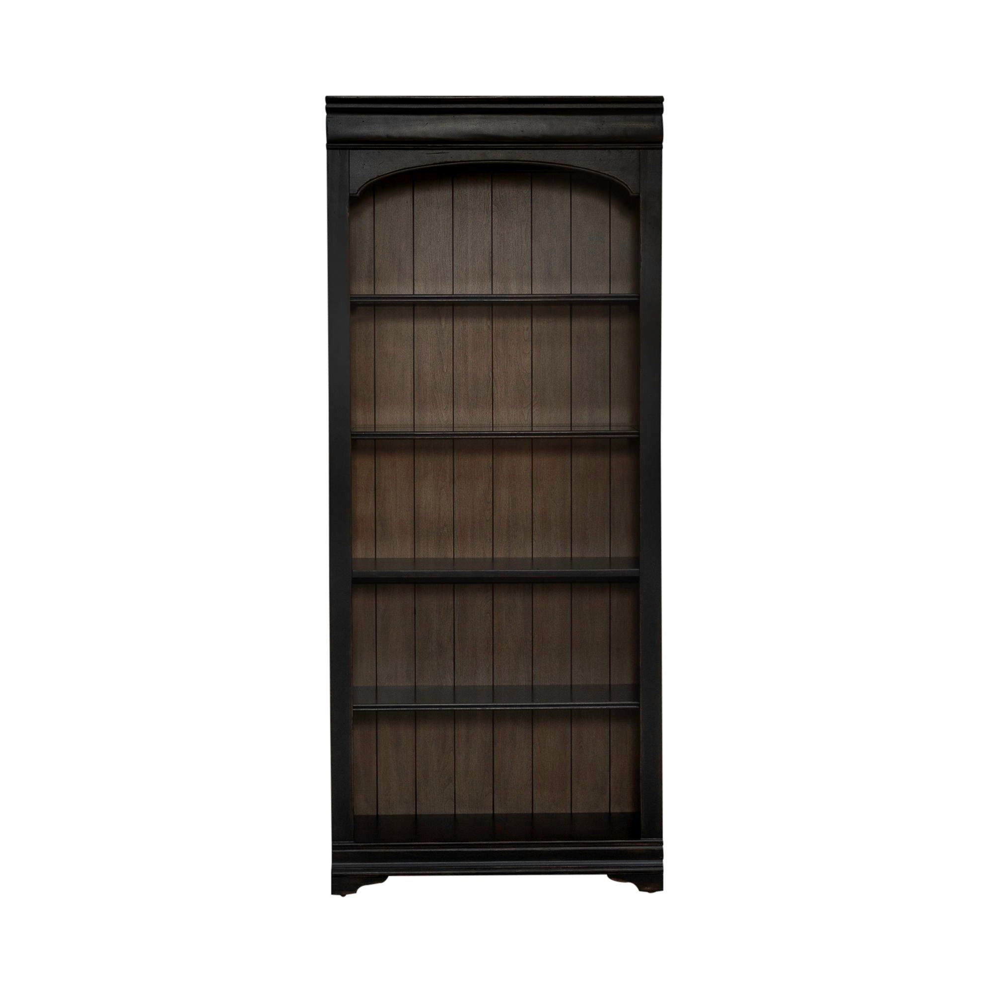 Liberty Furniture Meritage - Bunching Bookcase - Aged Charcoal | Meri Furniture