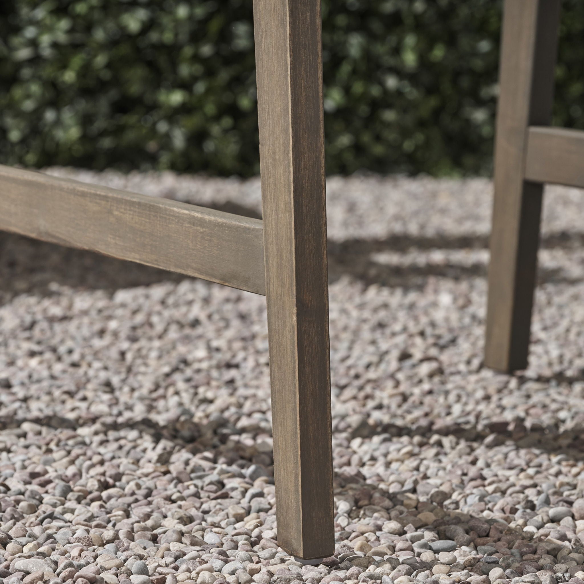 Outdoor Weather Resistant Acacia Wood Adirondack Dining Chairs (Set of 2)