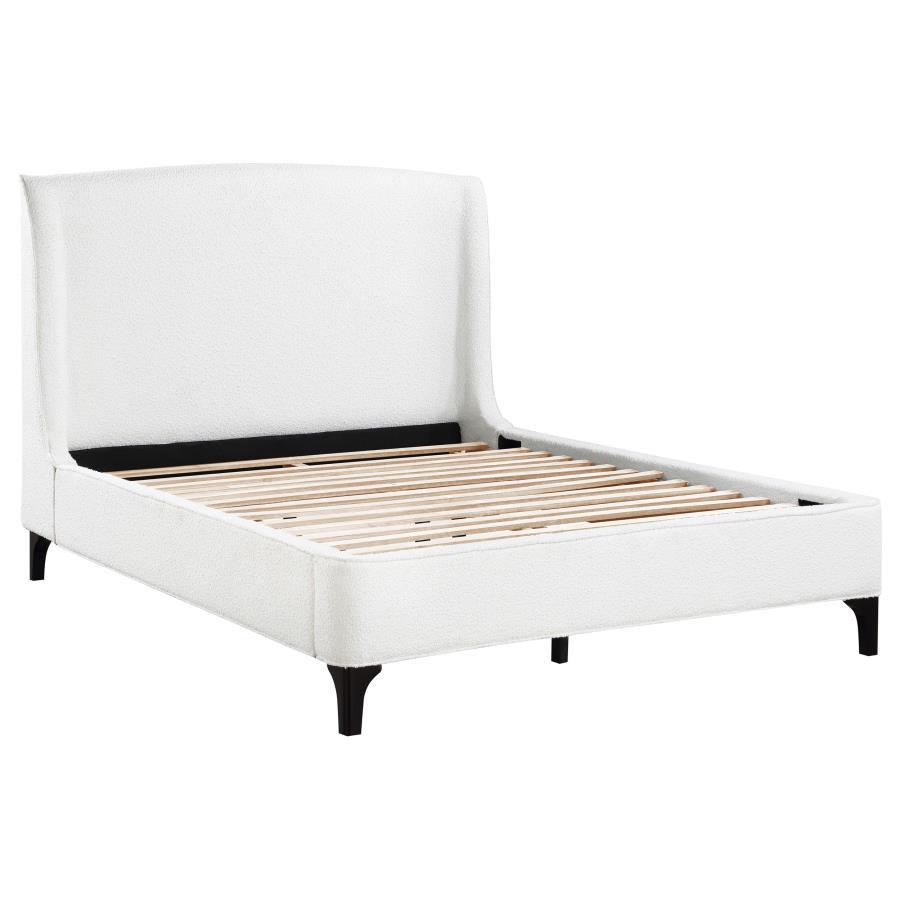 Coaster Fine Furniture Mosby - Upholstered Wingback Bed | Meri Furniture