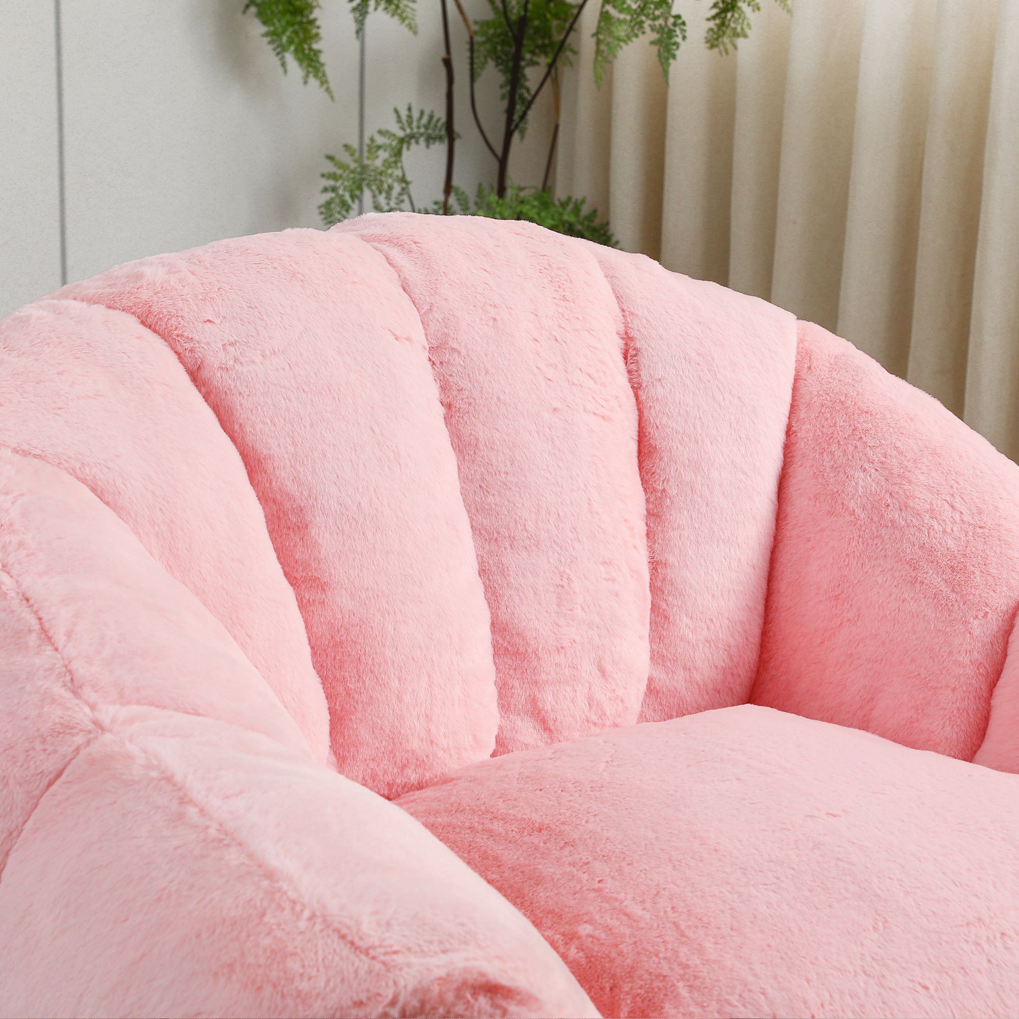 Beanbag Chair, Beanbag Sofa Chair With Armrests Stuffed High Density Foam
