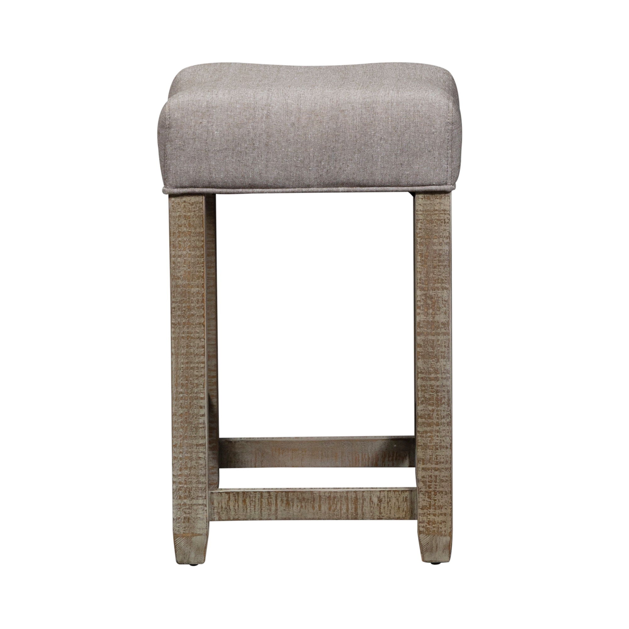 Liberty Furniture Parkland Falls - Upholstered Console Stool - Light Brown | Meri Furniture