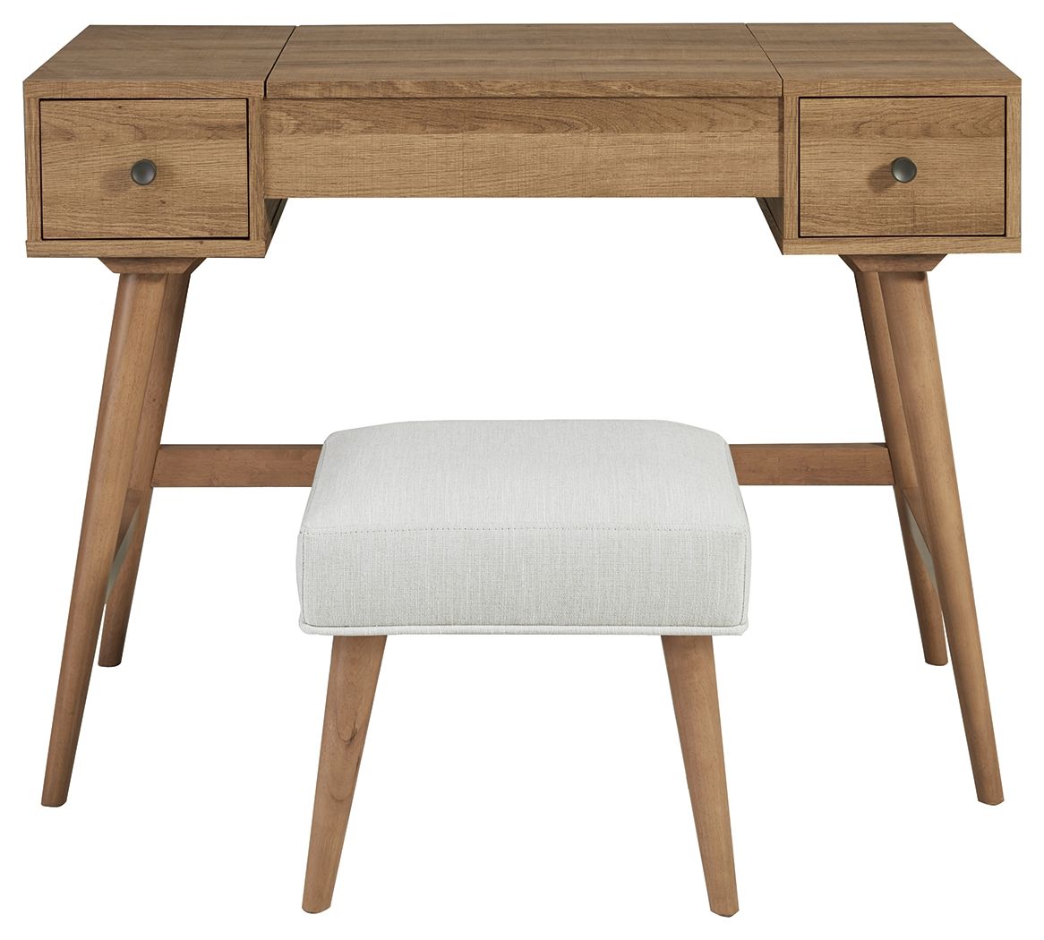 Signature Design by Ashley® Thadamere - Vanity Stool | Meri Furniture