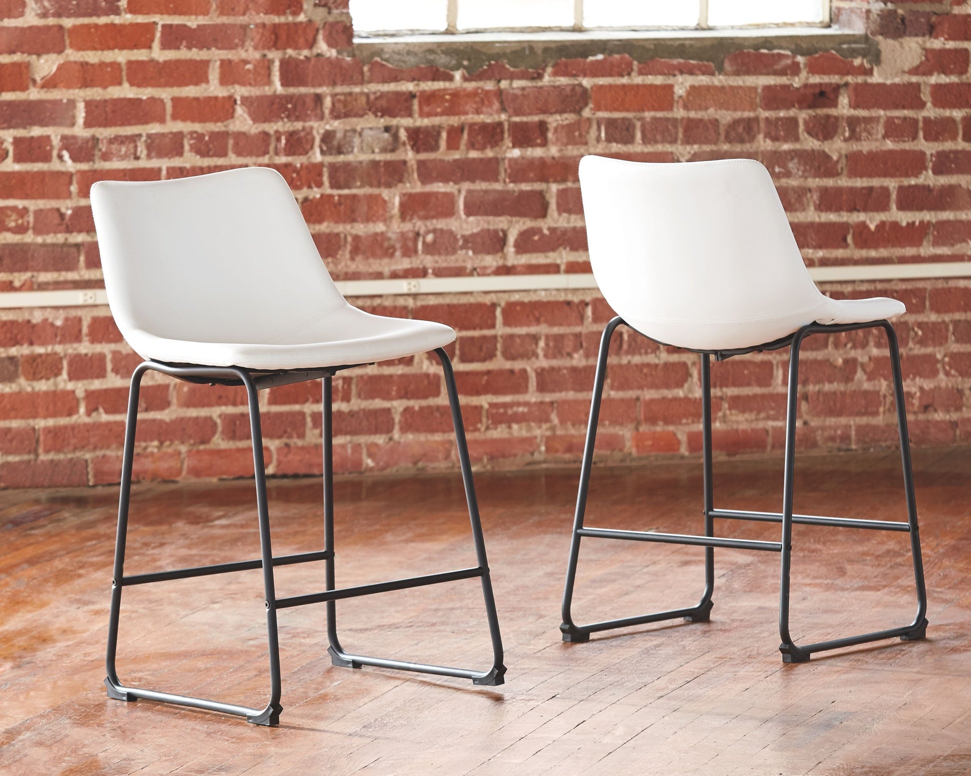 Signature Design by Ashley® Centiar - Upholstered Barstool (Set of 2) | Meri Furniture