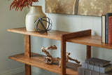 Signature Design by Ashley® Fayemour - Brown - Console Sofa Table | Meri Furniture