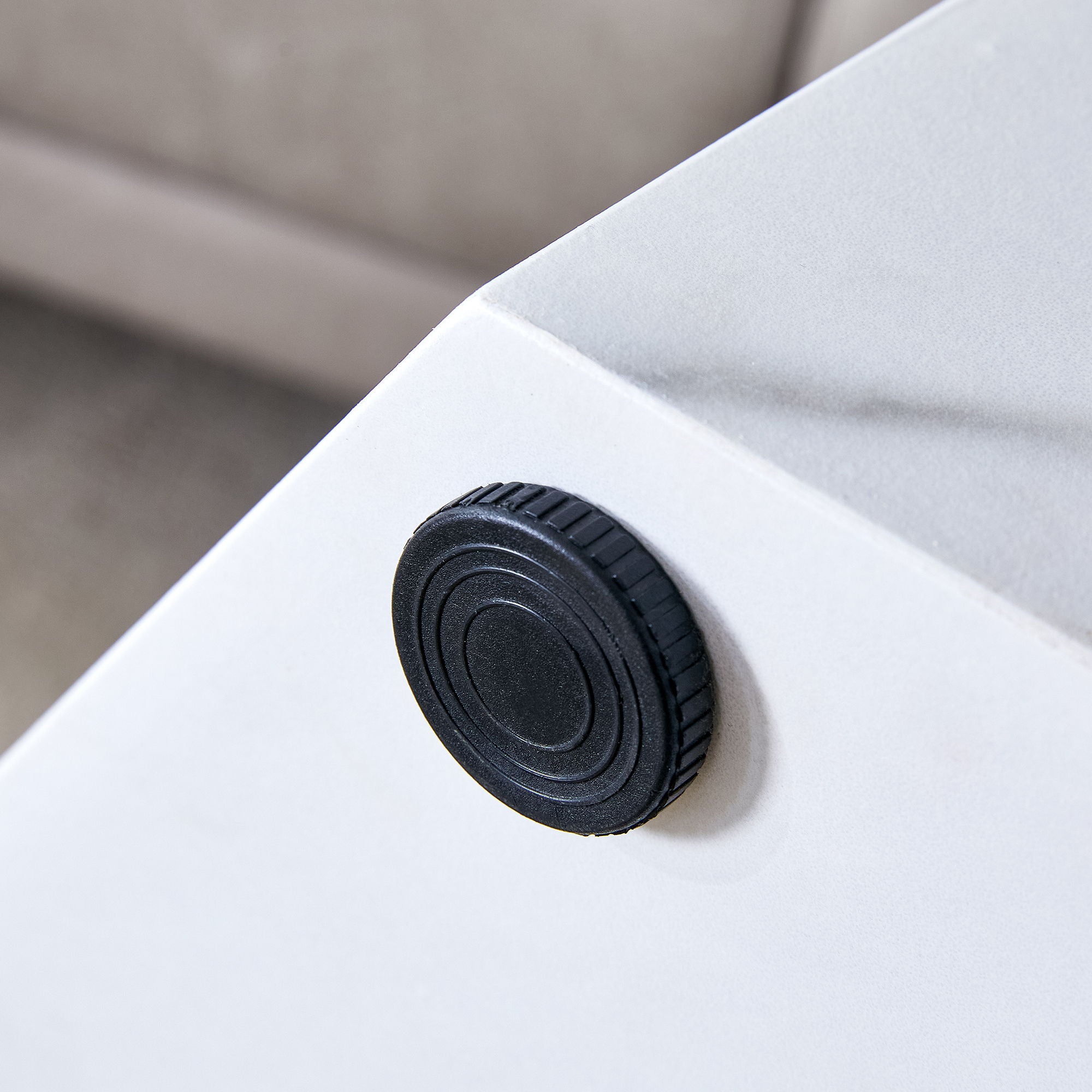 Modern Coffee Table With Complex Texture Patterns, Stylish And Durable Design - White