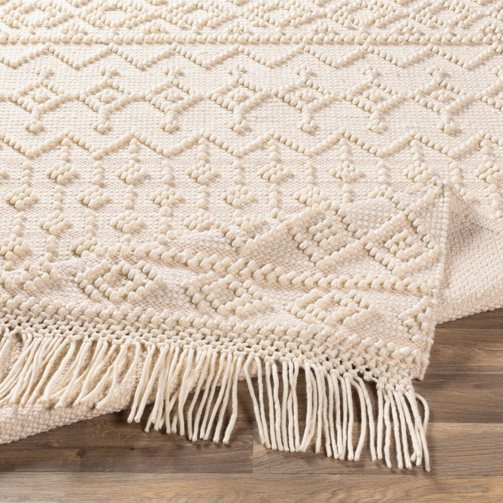 Farmhouse Tassels Handmade Rug