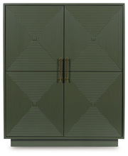 Signature Design by Ashley® Geirwood - Dark Green - Accent Cabinet | Meri Furniture