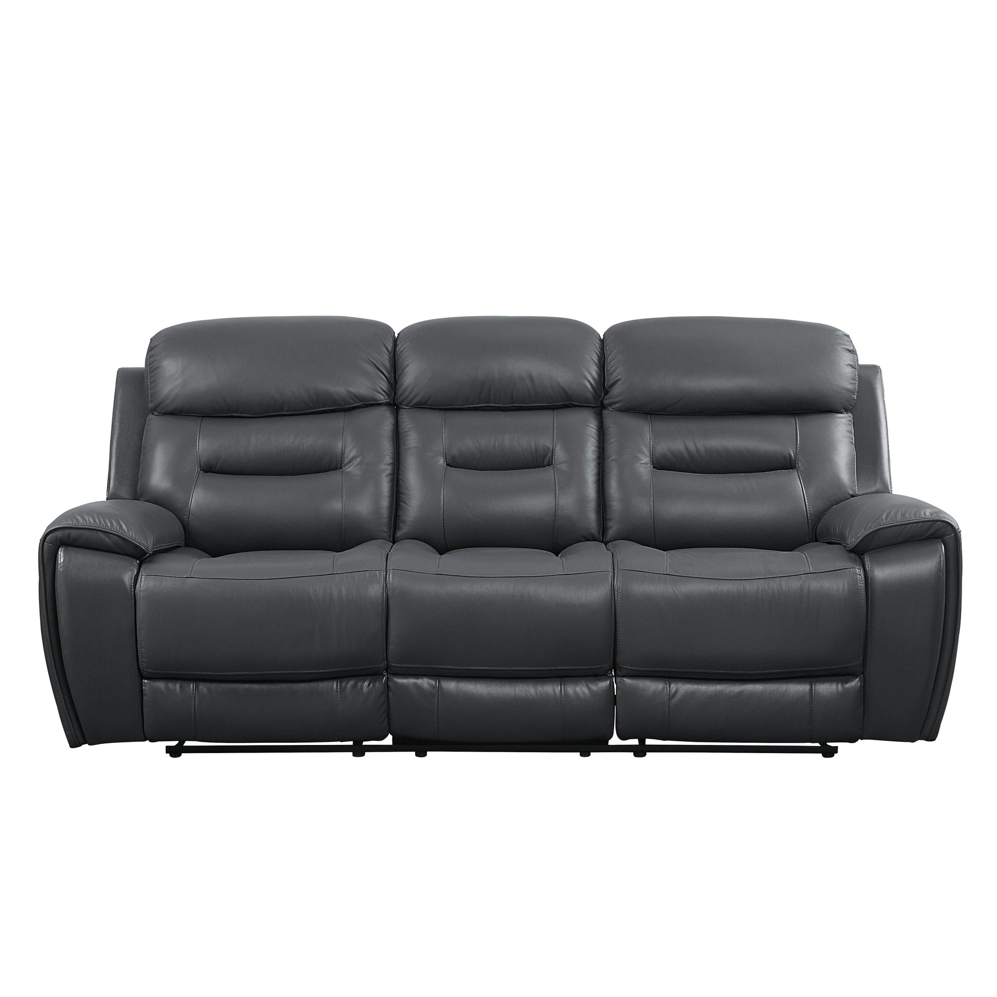 ACME Lamruil - Sofa - Gray Top Grain Leather | Meri Furniture