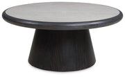 Bracken - Round Cocktail Table - French Black