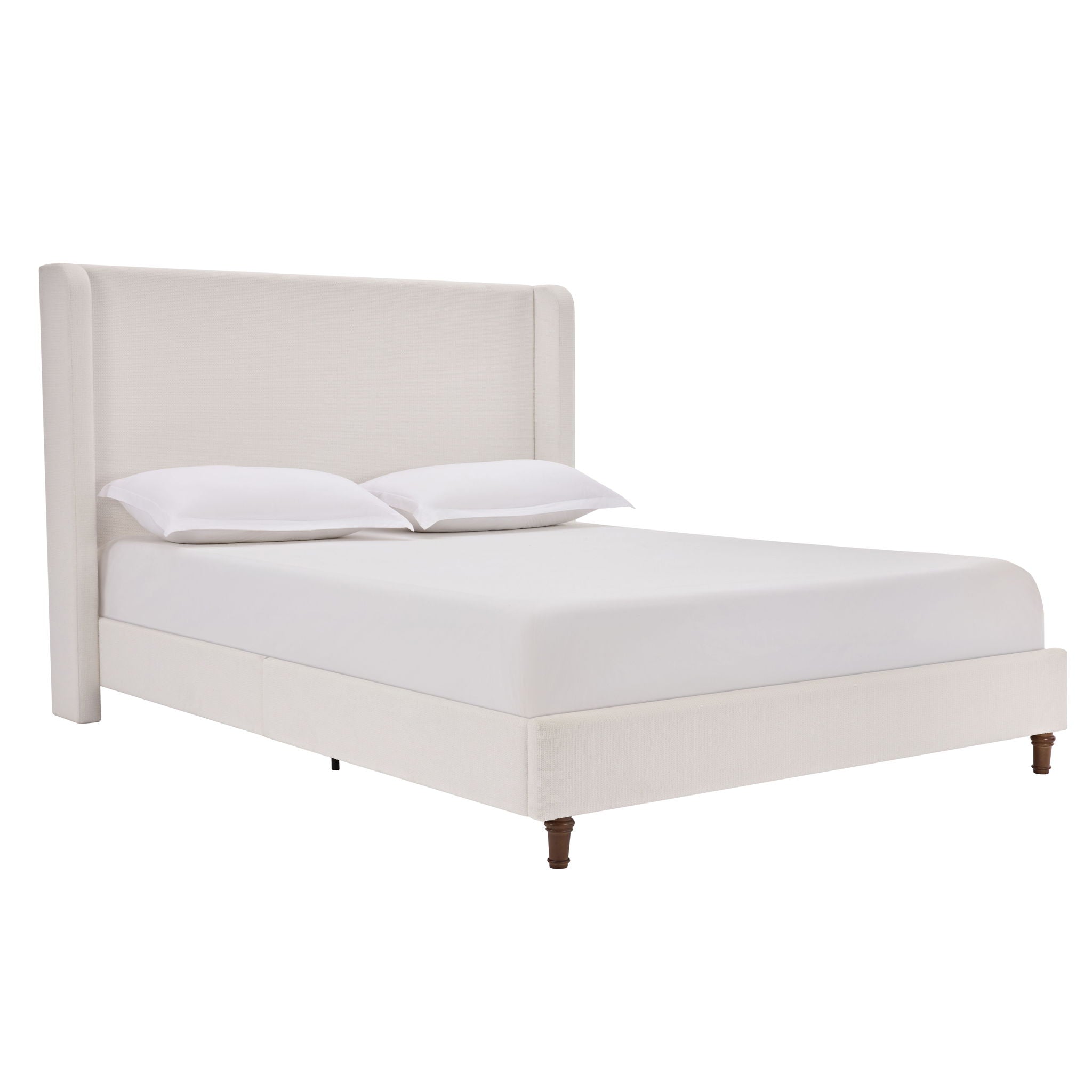 Harper - Tall Headboard Upholstered Bed / High Headboard / Elegant Simplicity / No Box Spring Needed
