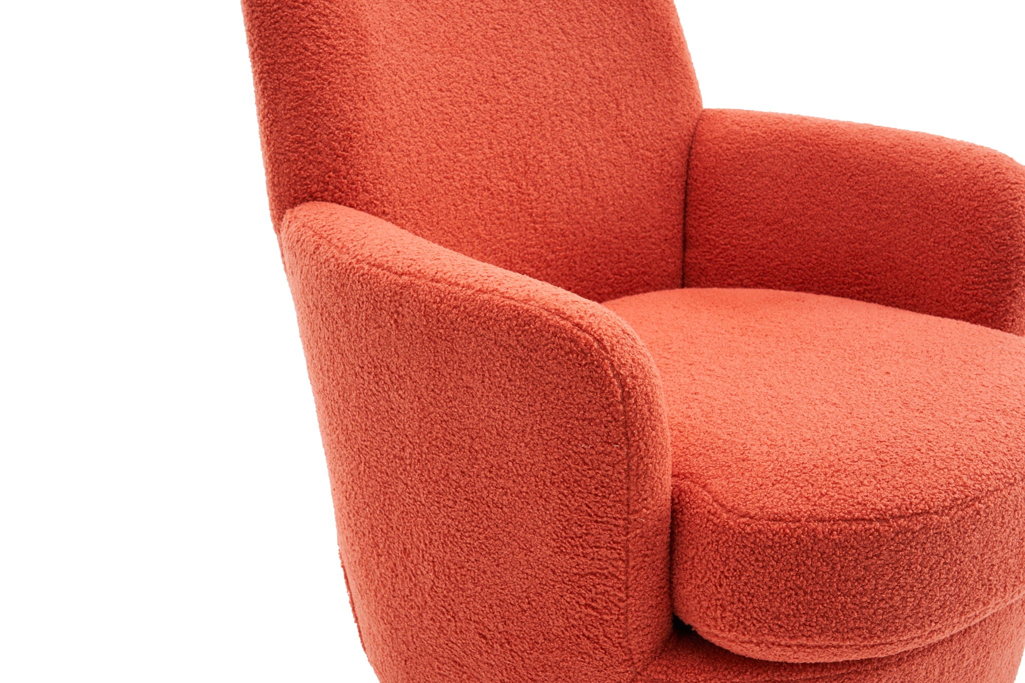 Teddy Swivel Barrel Chair, Swivel Accent Chairs Armchair For Living Room