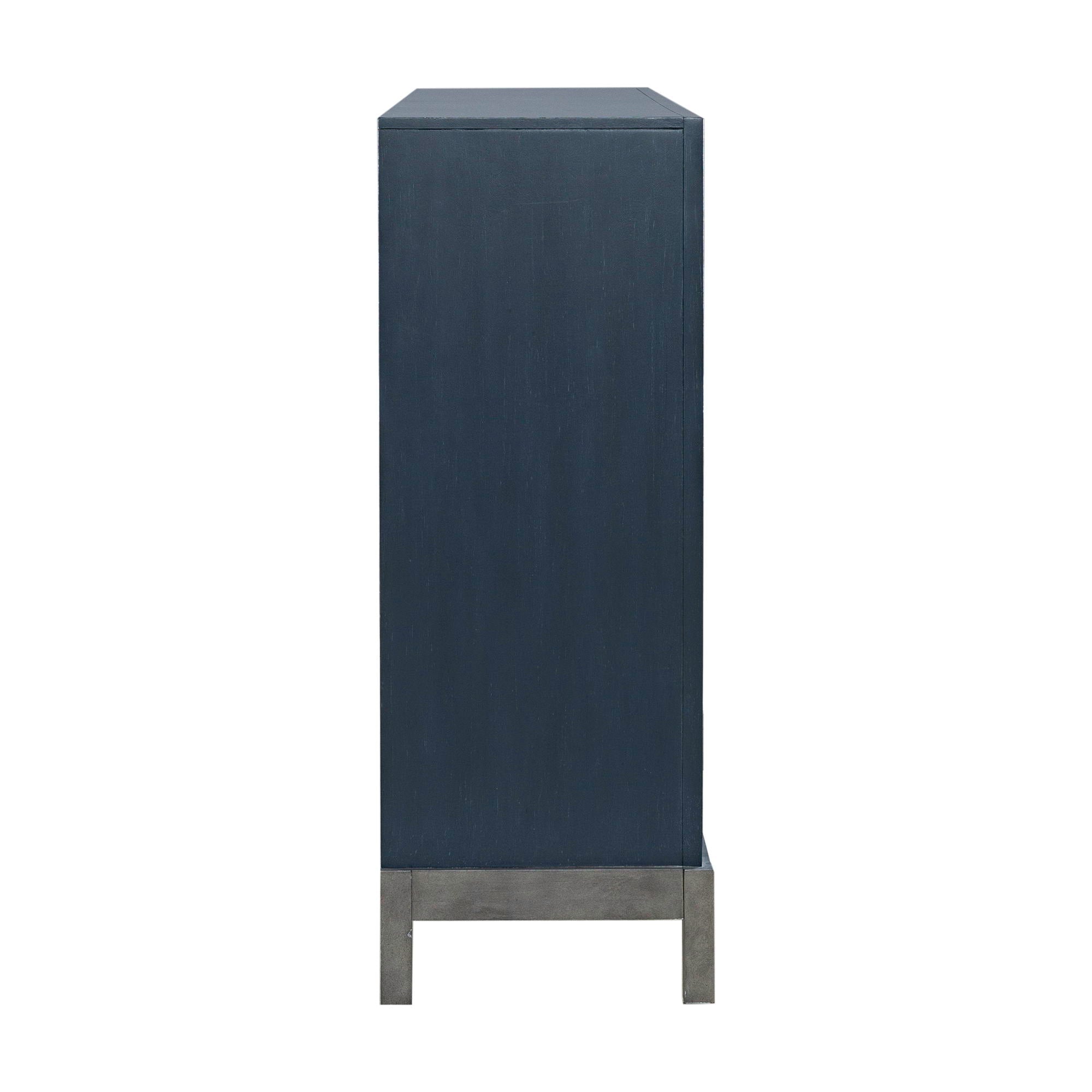 Liberty Furniture Braxton - Accent Cabinet - Azure Blue | Meri Furniture