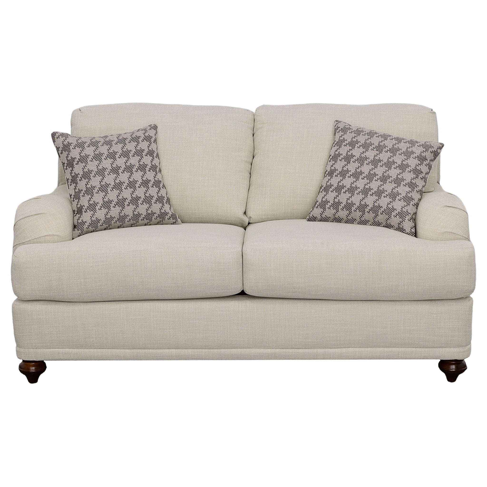Anderson - 2 Piece Cushion Back Living Room Set - Gray