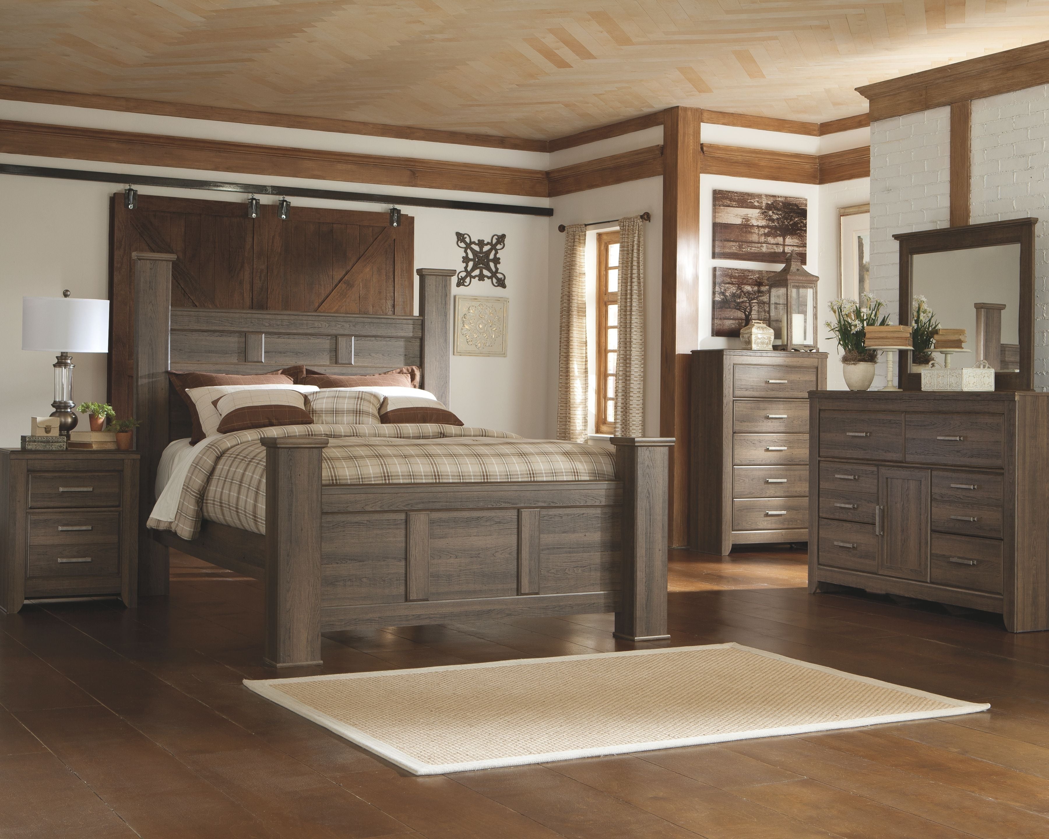 Signature Design by Ashley® Juararo - Poster Bed | Meri Furniture