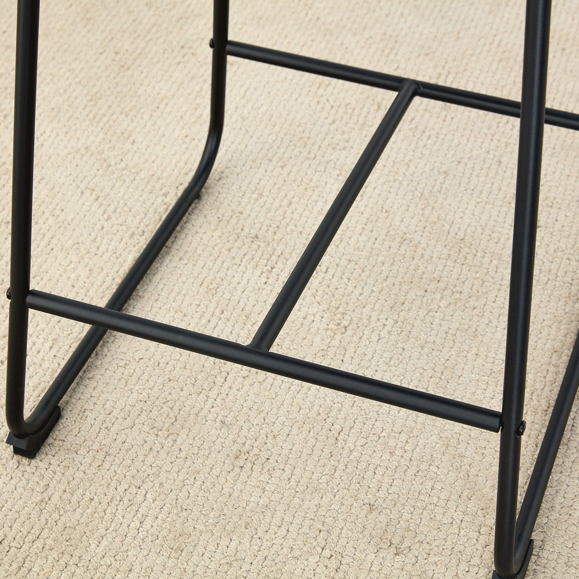 Retro Bar Chairs, Comfortable Stools (Set of 2)