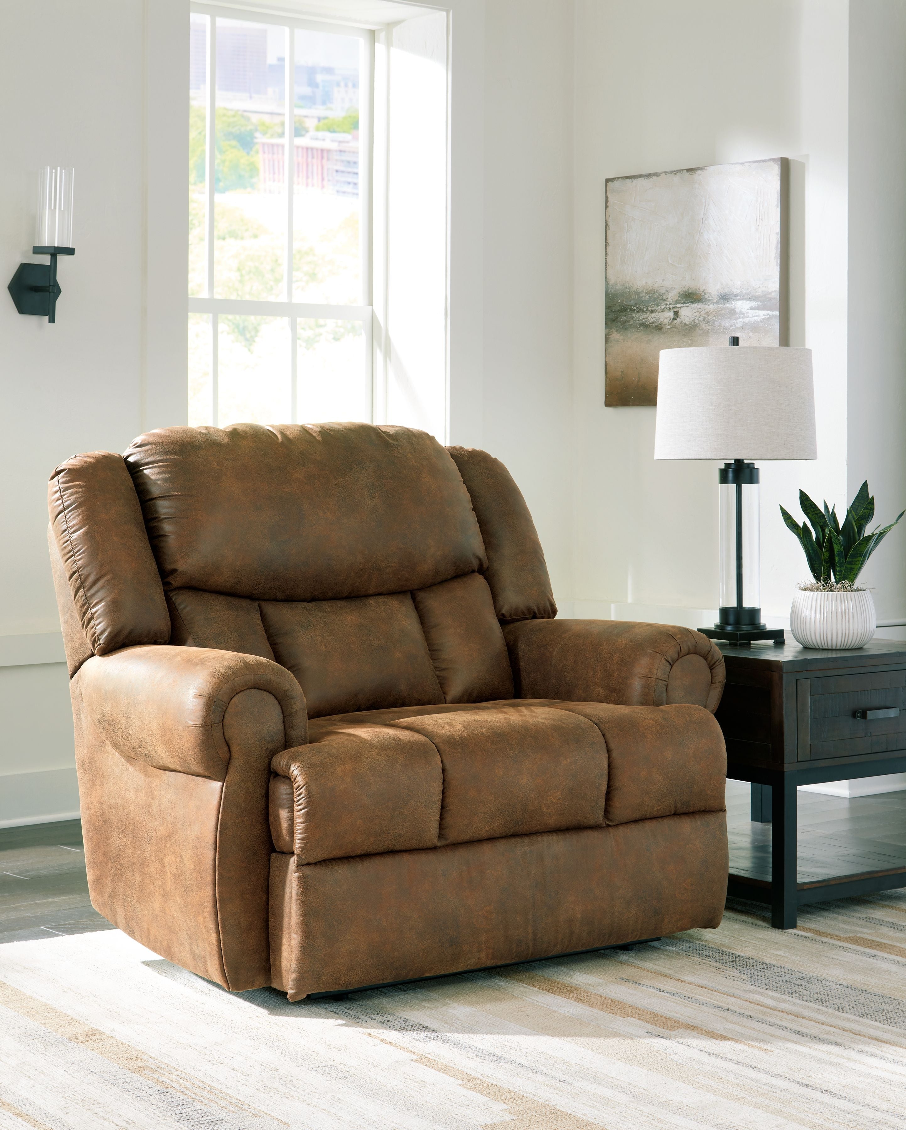 Signature Design by Ashley® Boothbay - Wide Seat Recliner | Meri Furniture