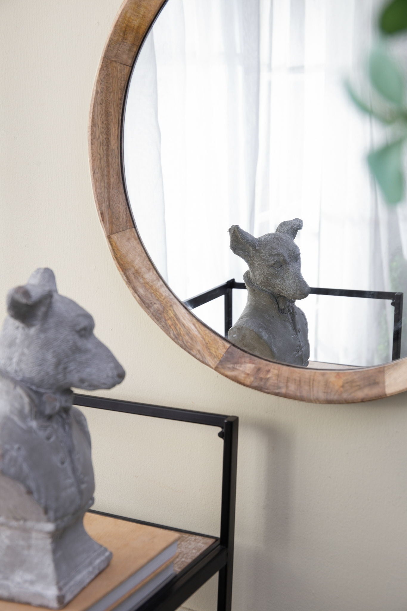 Transitional Decor Style Wall Mirror Decor With Frame For Bathroom