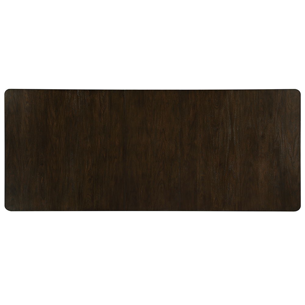 ACME Carena - Dining Table With Leaf - White & Brown Finish | Meri Furniture