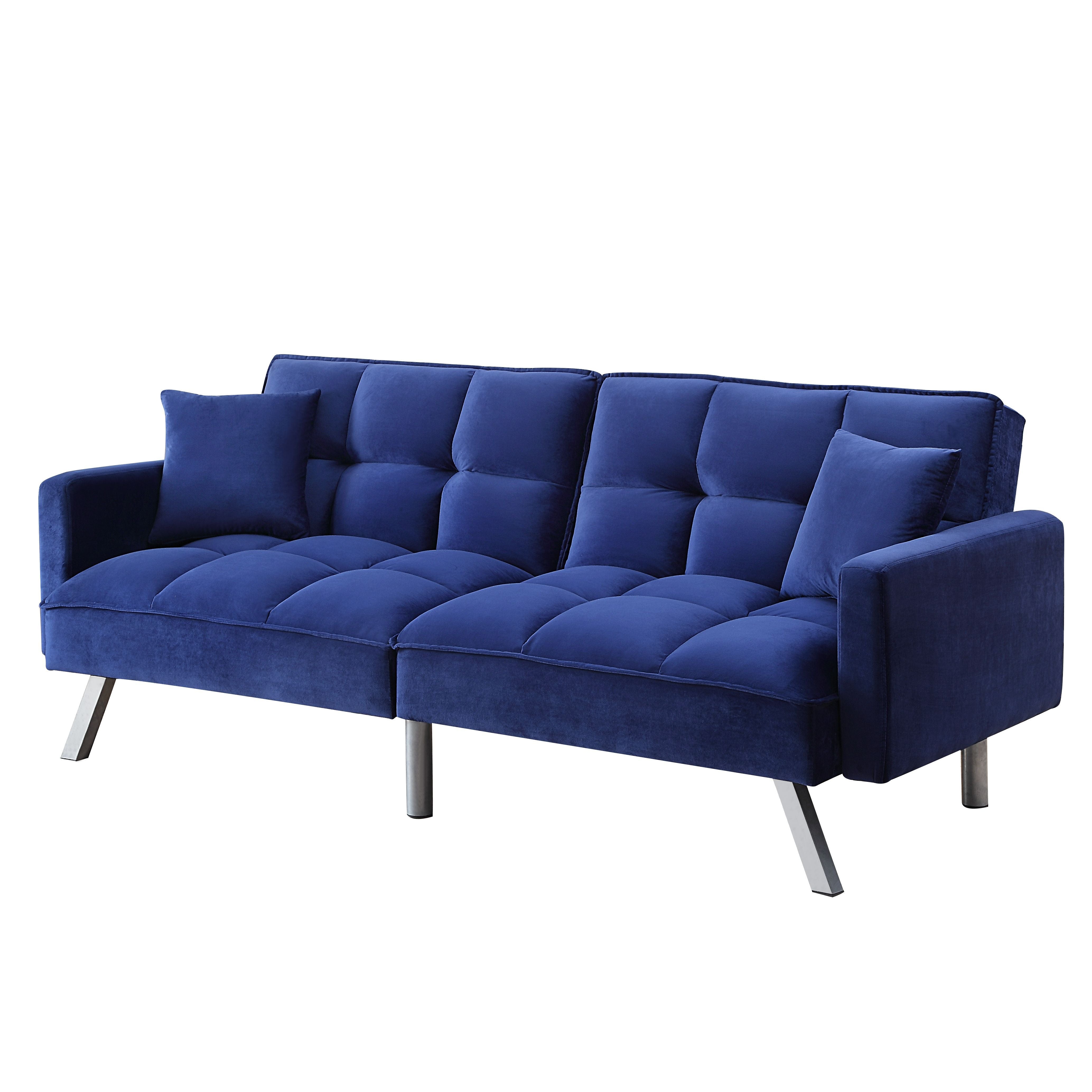 ACME Mecene - Futon - Blue Velvet | Meri Furniture