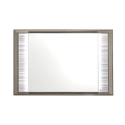 Star - Mirror With Built In LED And Frame - White