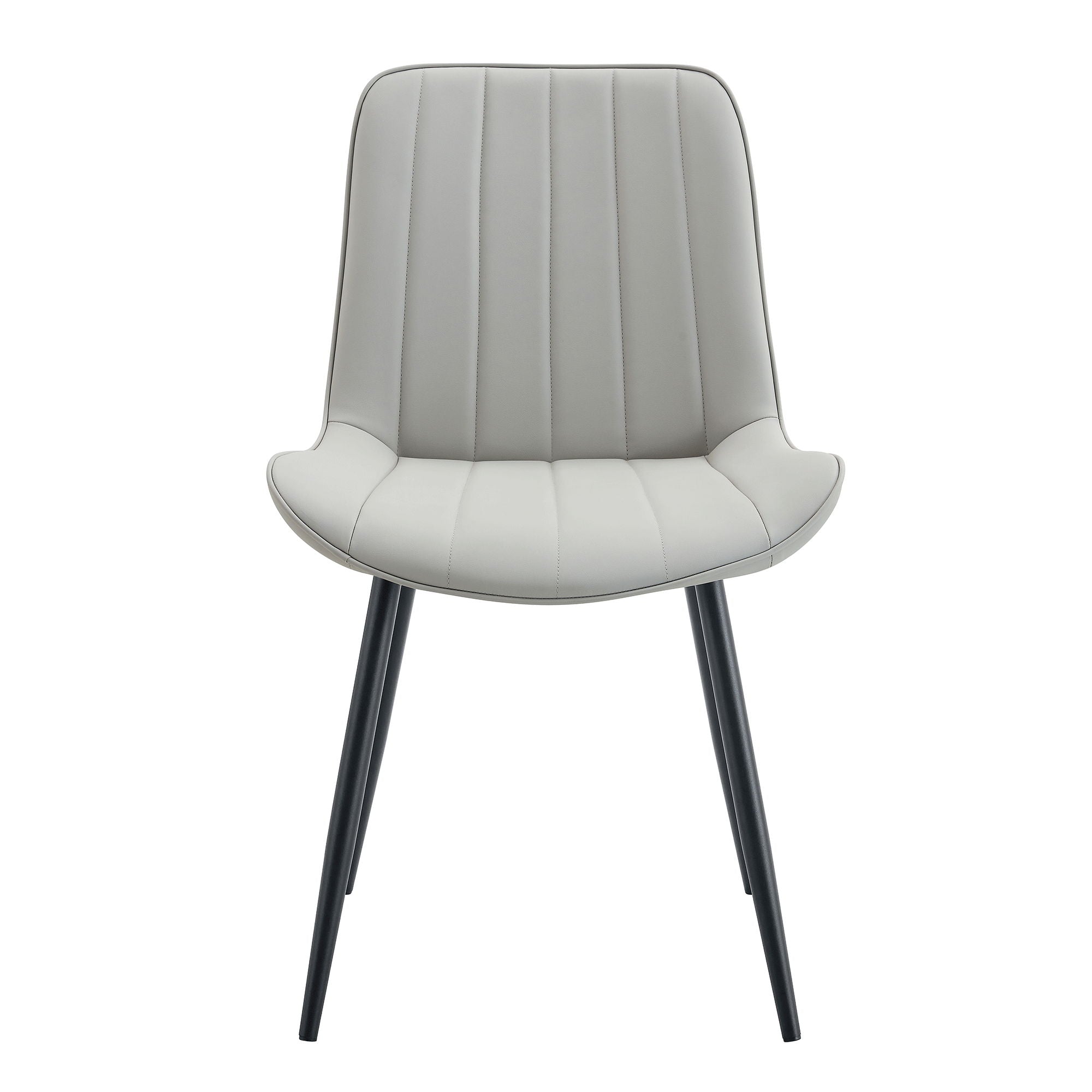 Modern Style Extended Seat Cushion Dining Chair Set