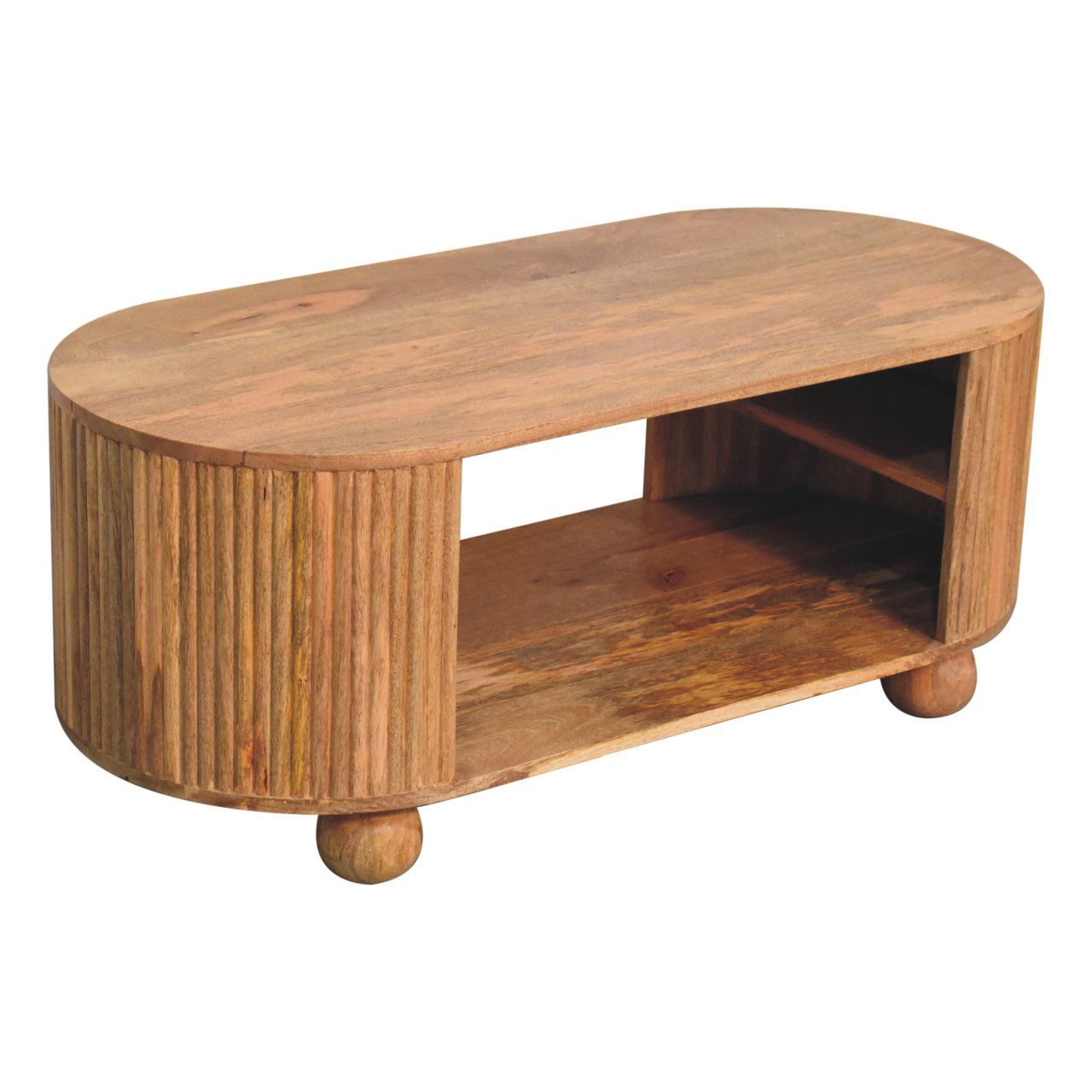 Soba - Ball Open Coffee Table - Oak