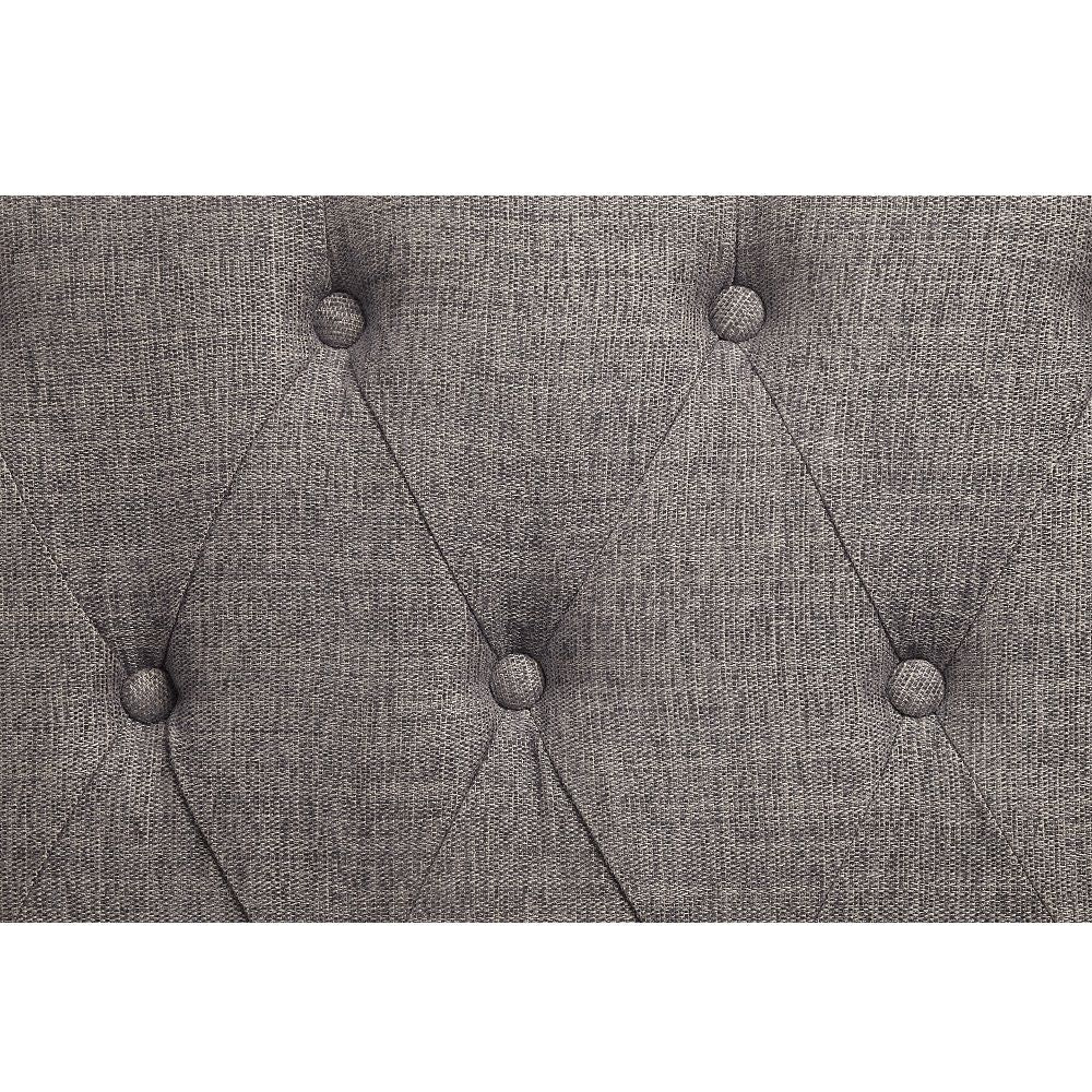 Florian - Chair - Gray Fabric & Antique White