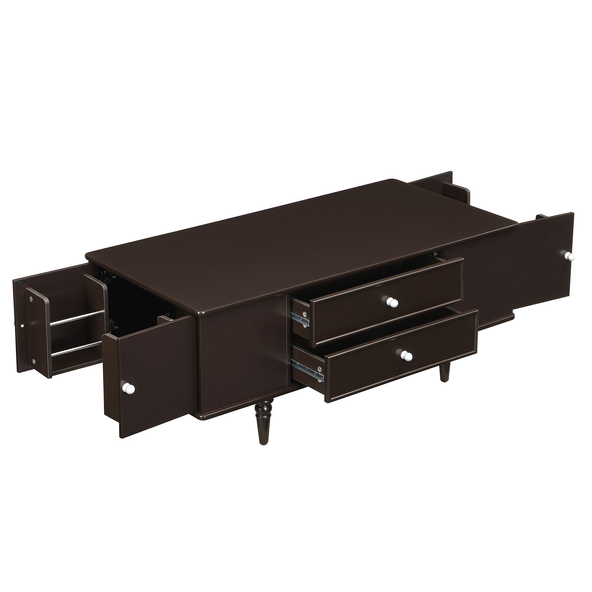 Modern Rectangle Coffee Table With Four Drawers