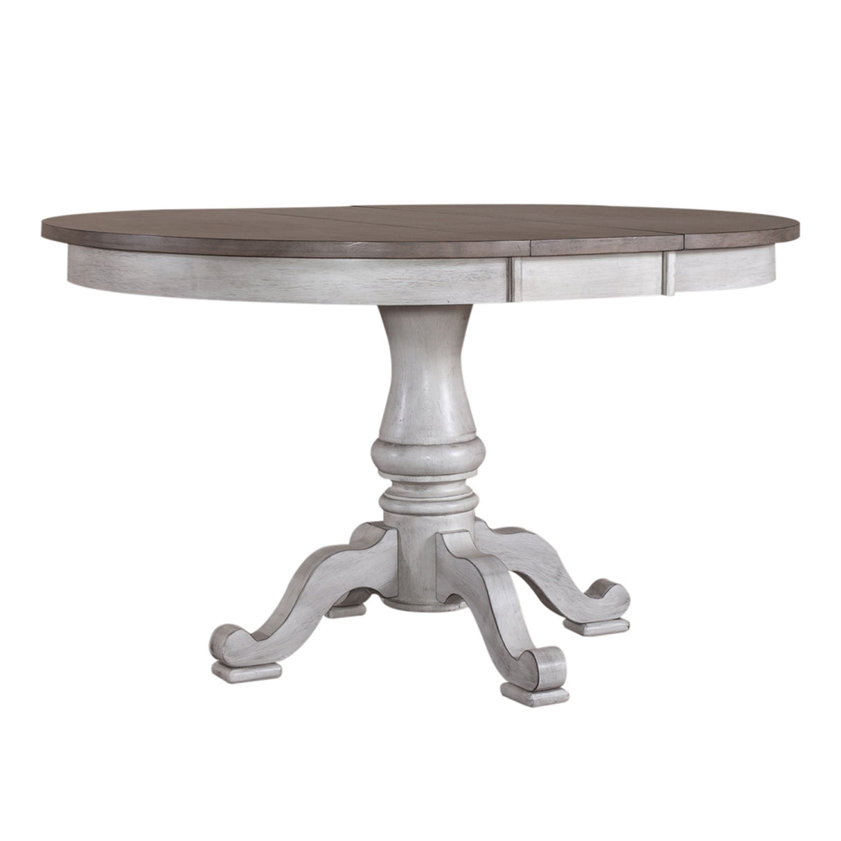 Liberty Furniture Ocean Isle - Pedestal Table Set - Antique White | Meri Furniture