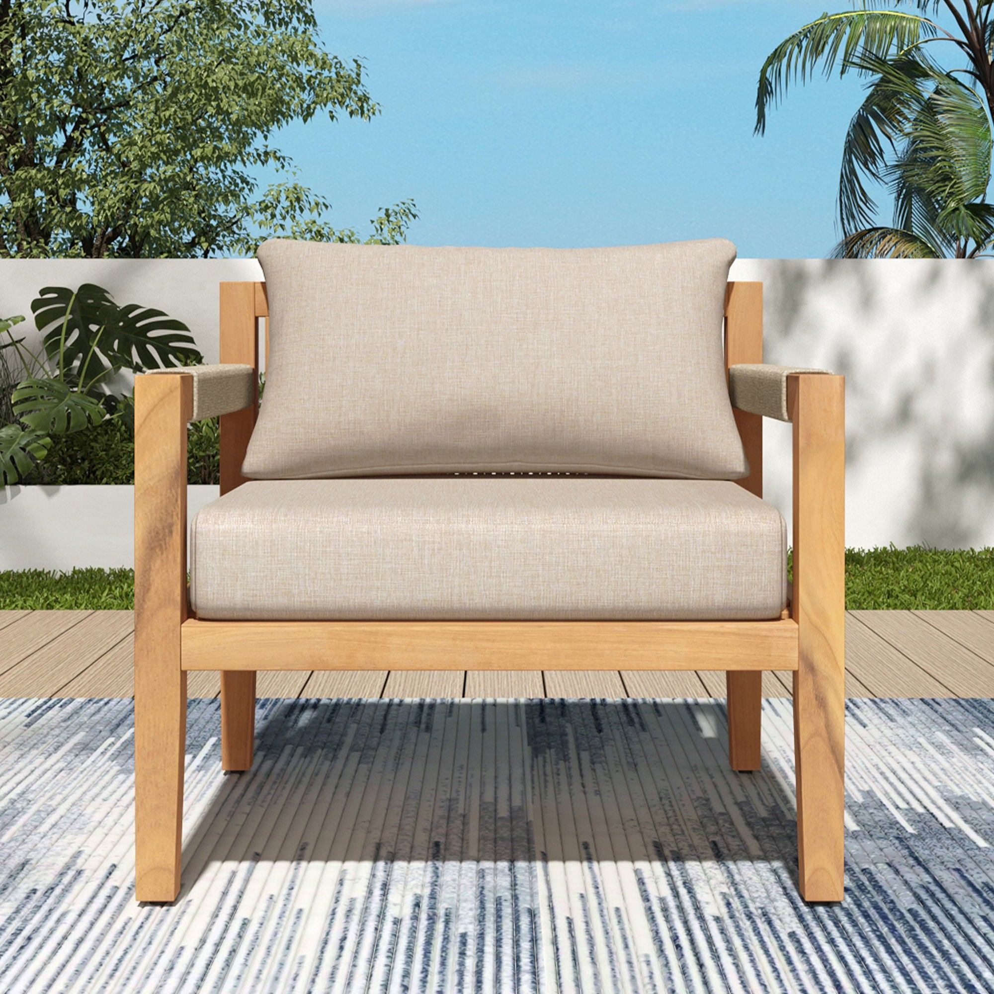 Outdoor Leisure Chair, Comfortable & Versatile For Any Patio