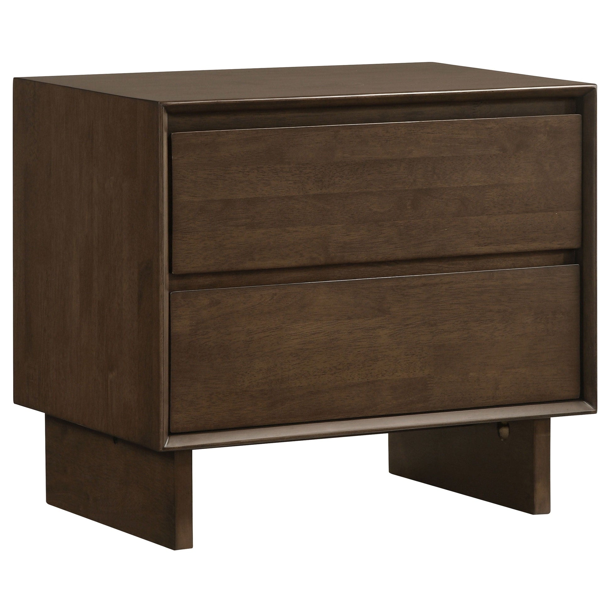 Coaster Fine Furniture Glenwood - 2-Drawer Nightstand Bedside Table - Warm Brown | Meri Furniture