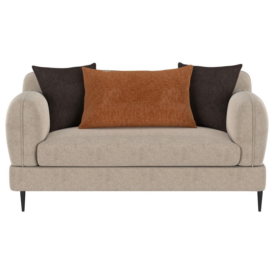 Jade - 2 Piece Chenille Upholstered Sofa Set